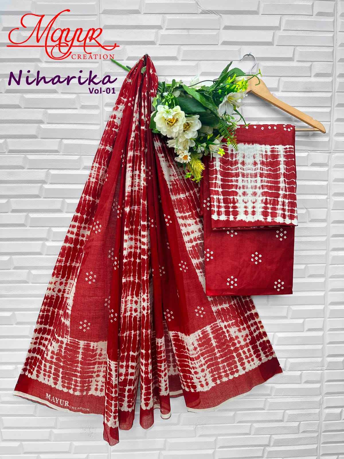 Mayur Creation Niharika Vol-1 Cotton Dress Material (10 pcs Catalogue)