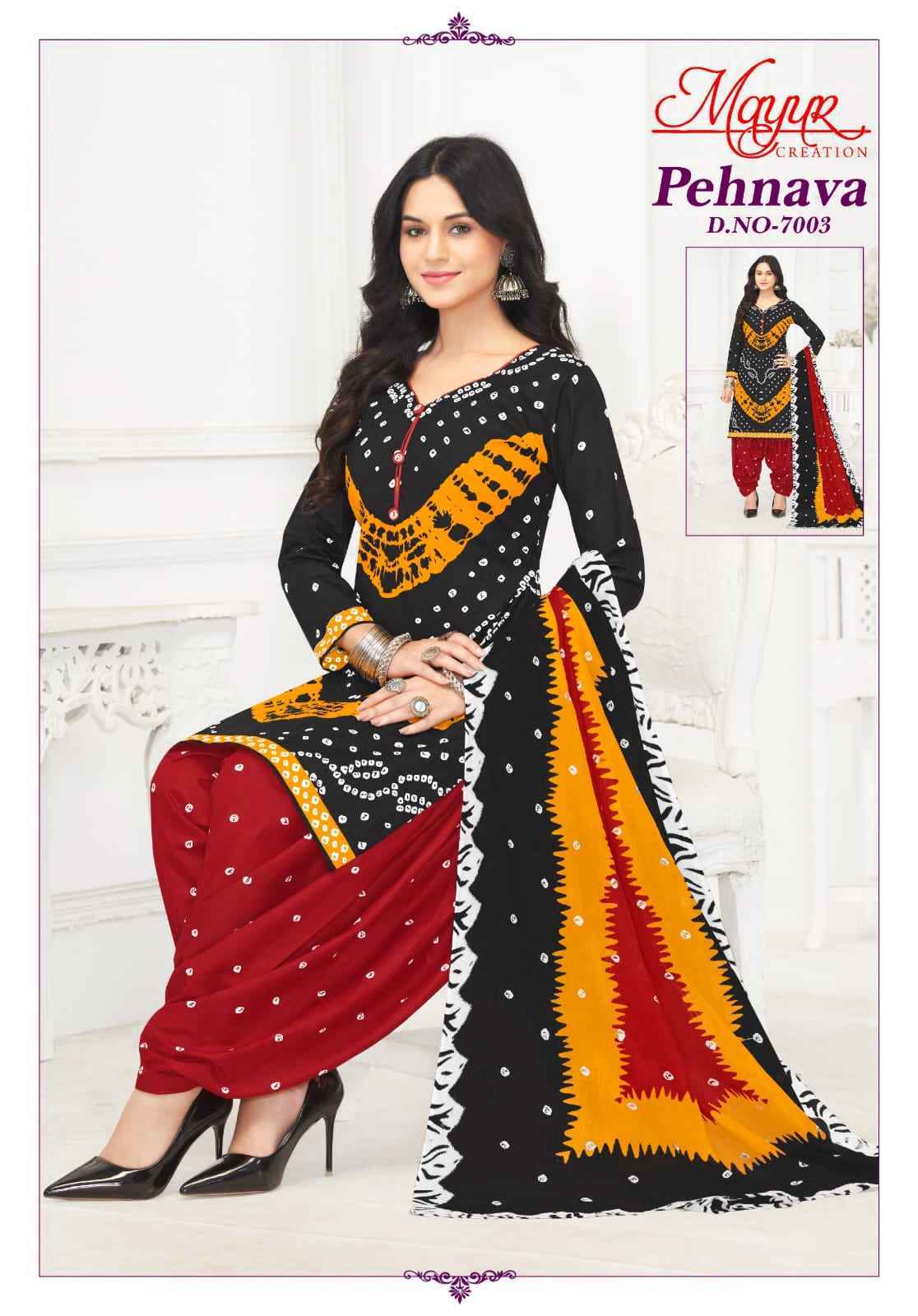 Mayur Creation Pehnava Vol-7 Cotton Dress Material (10 pcs Catalogue)