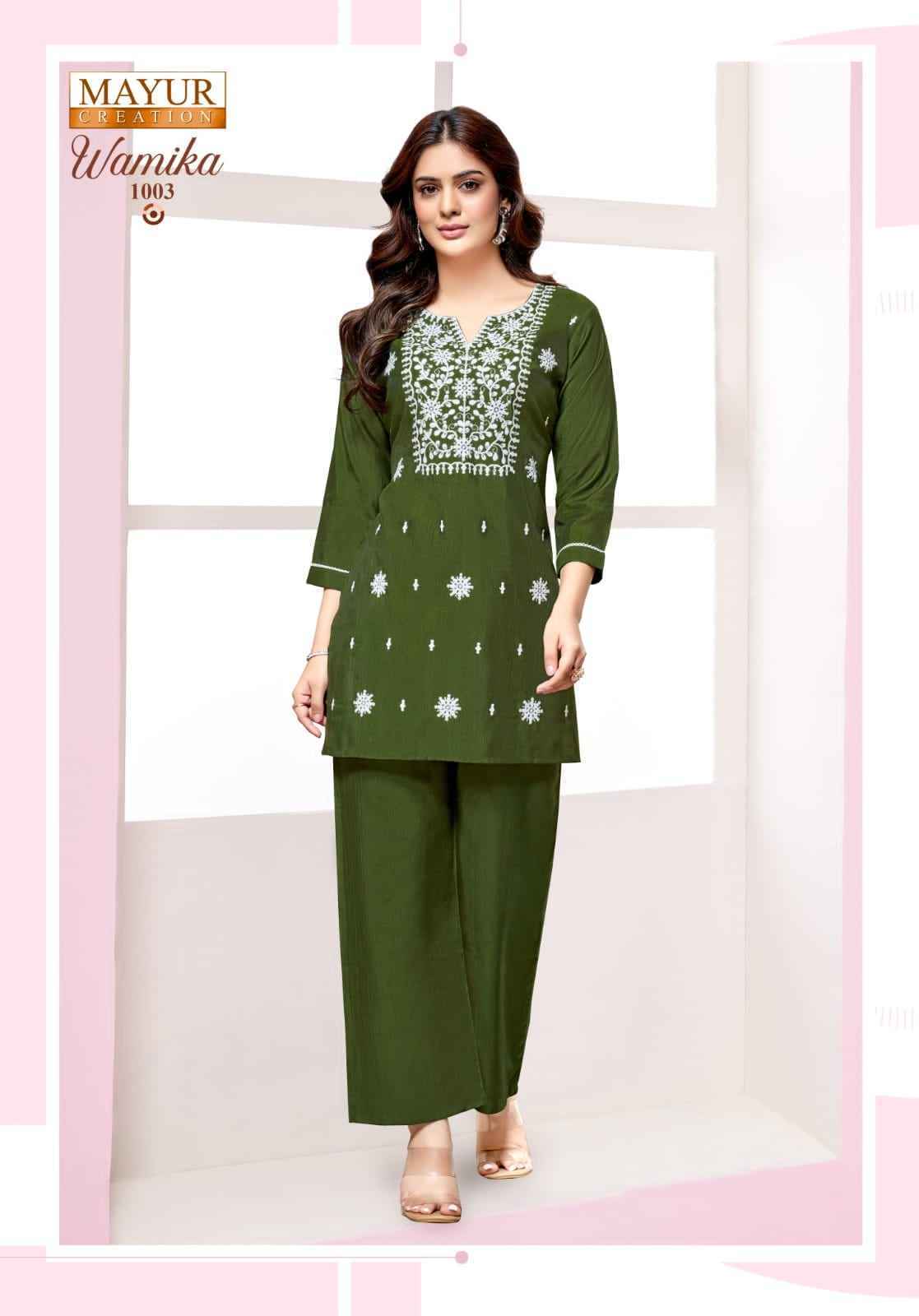 Mayur Creation Wamika Vol-1 Vetican Silk Co Ord Set (6 pcs Catalogue)
