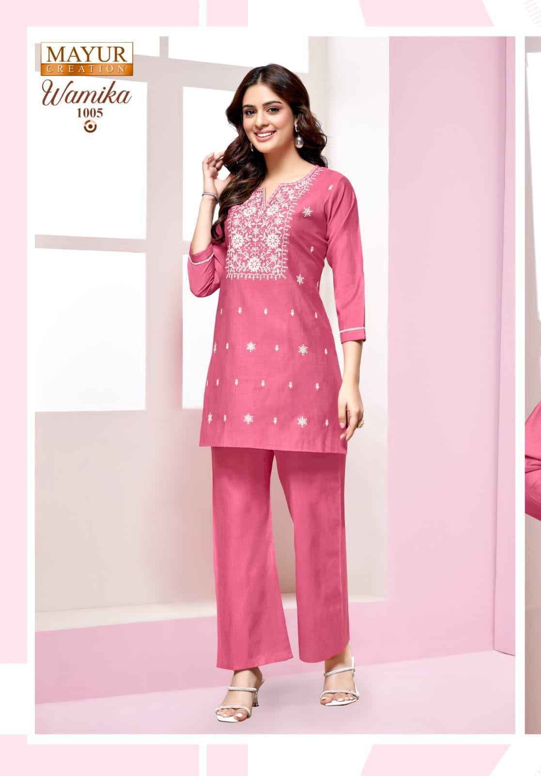 Mayur Creation Wamika Vol-1 Vetican Silk Co Ord Set (6 pcs Catalogue)