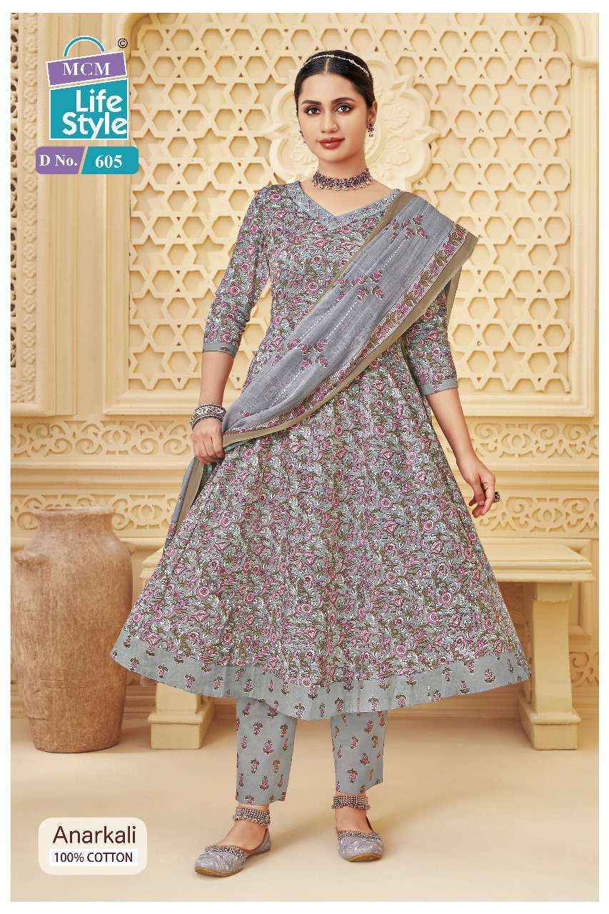 MCM Lifestyle Anarkali Vol 6 Cotton Kurti Combo 10 pcs Catalogue