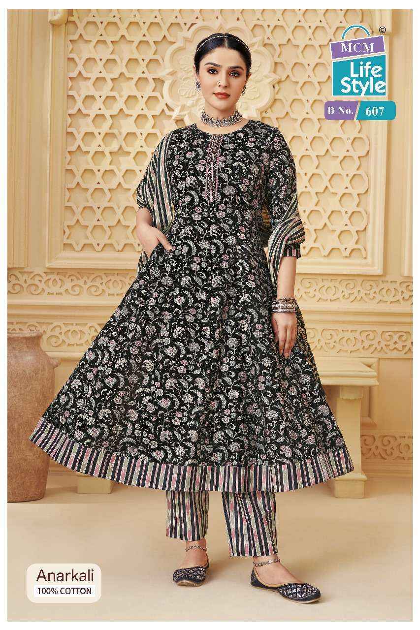 MCM Lifestyle Anarkali Vol 6 Cotton Kurti Combo 10 pcs Catalogue