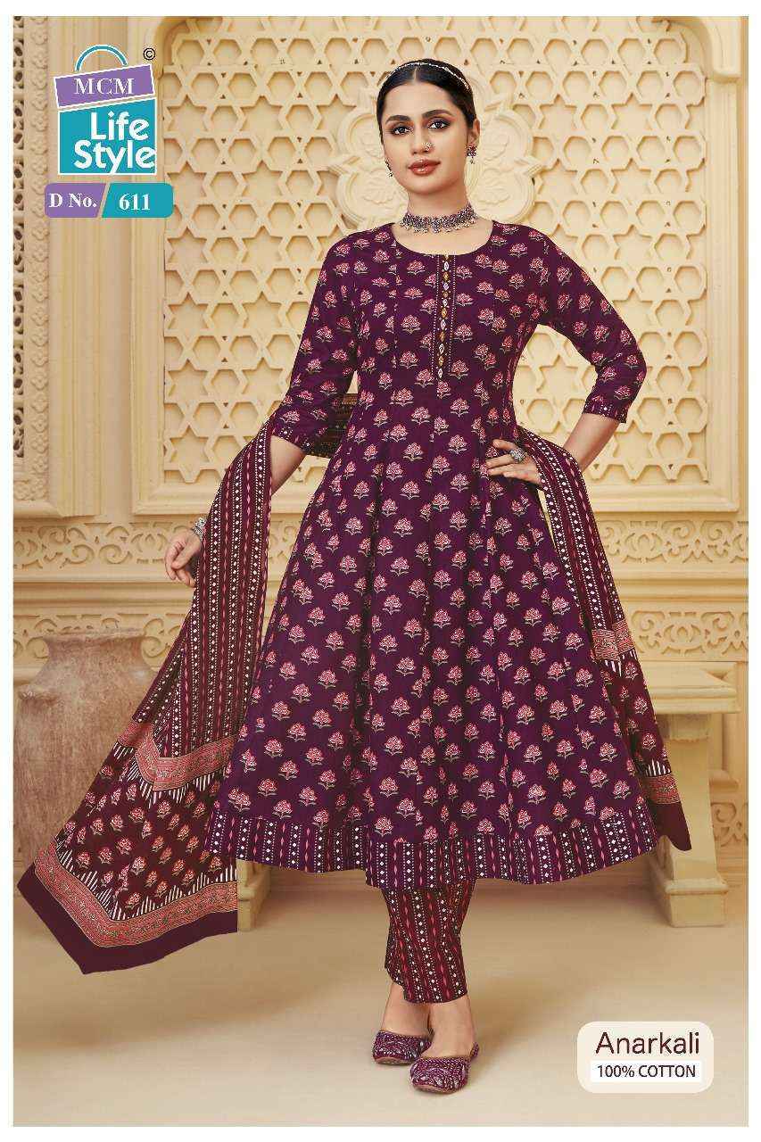 MCM Lifestyle Anarkali Vol 6 Cotton Kurti Combo 10 pcs Catalogue
