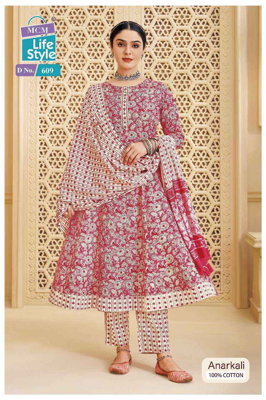 MCM Lifestyle Anarkali Vol 6 Cotton Kurti Combo 10 pcs Catalogue