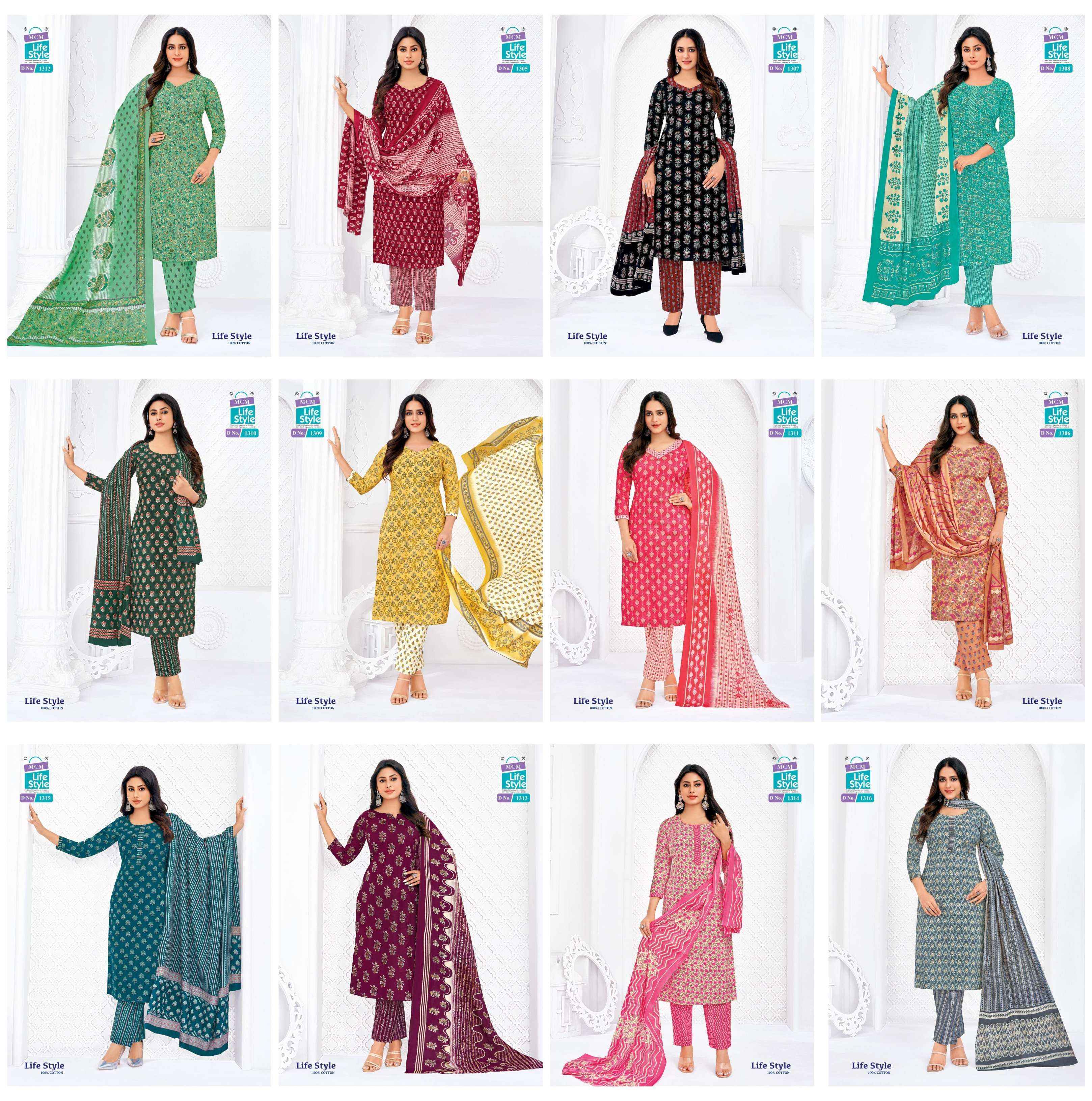 MCM Lifestyle Vol 13 Readymade Cotton Dress 12 pcs Catalogue