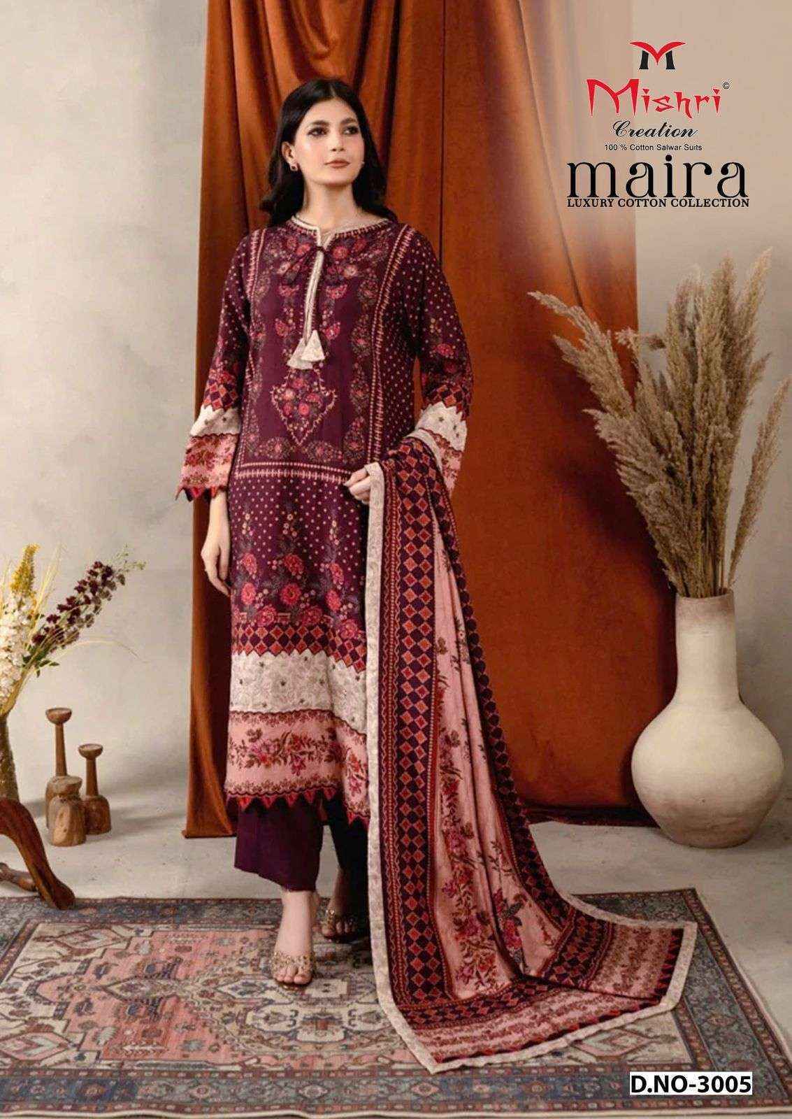Mishri Creation Maira Vol-3 Cotton Dress Material (6 pcs Catalogue)