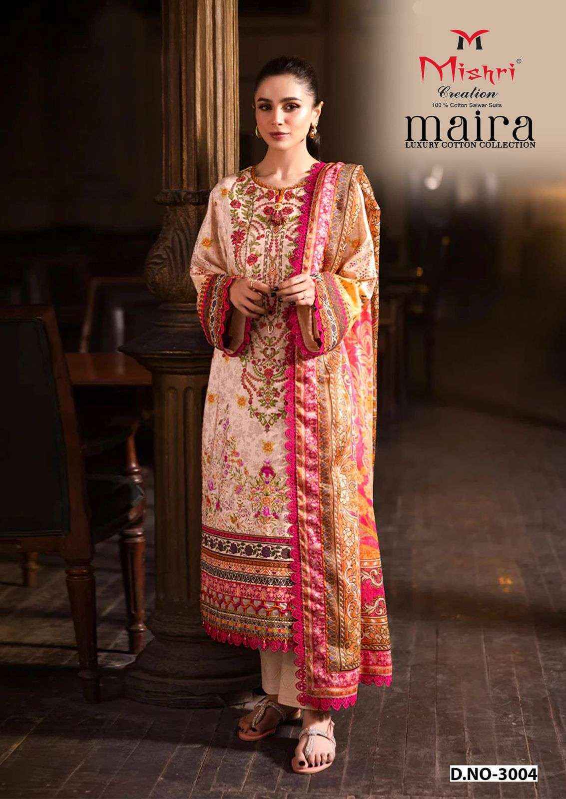 Mishri Creation Maira Vol-3 Cotton Dress Material (6 pcs Catalogue)