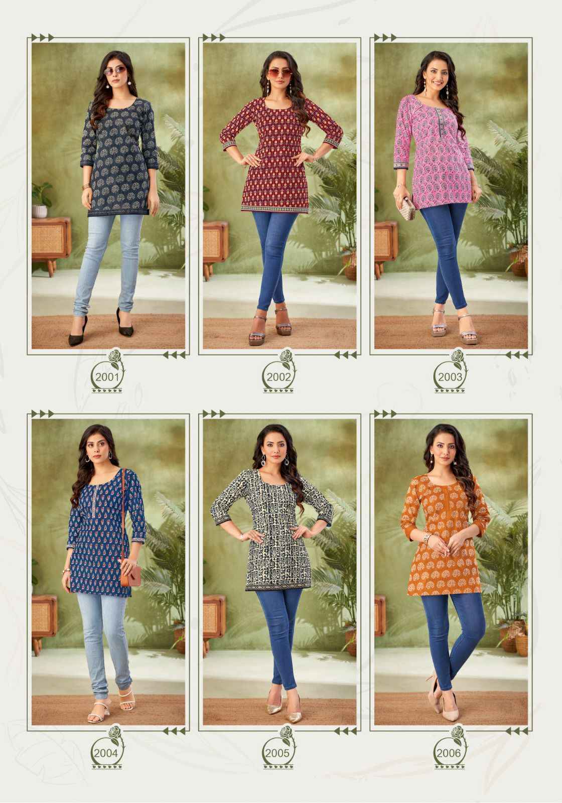 Miss World Choice Khushi Vol-2 Cotton Kurti (10 pcs Catalogue)