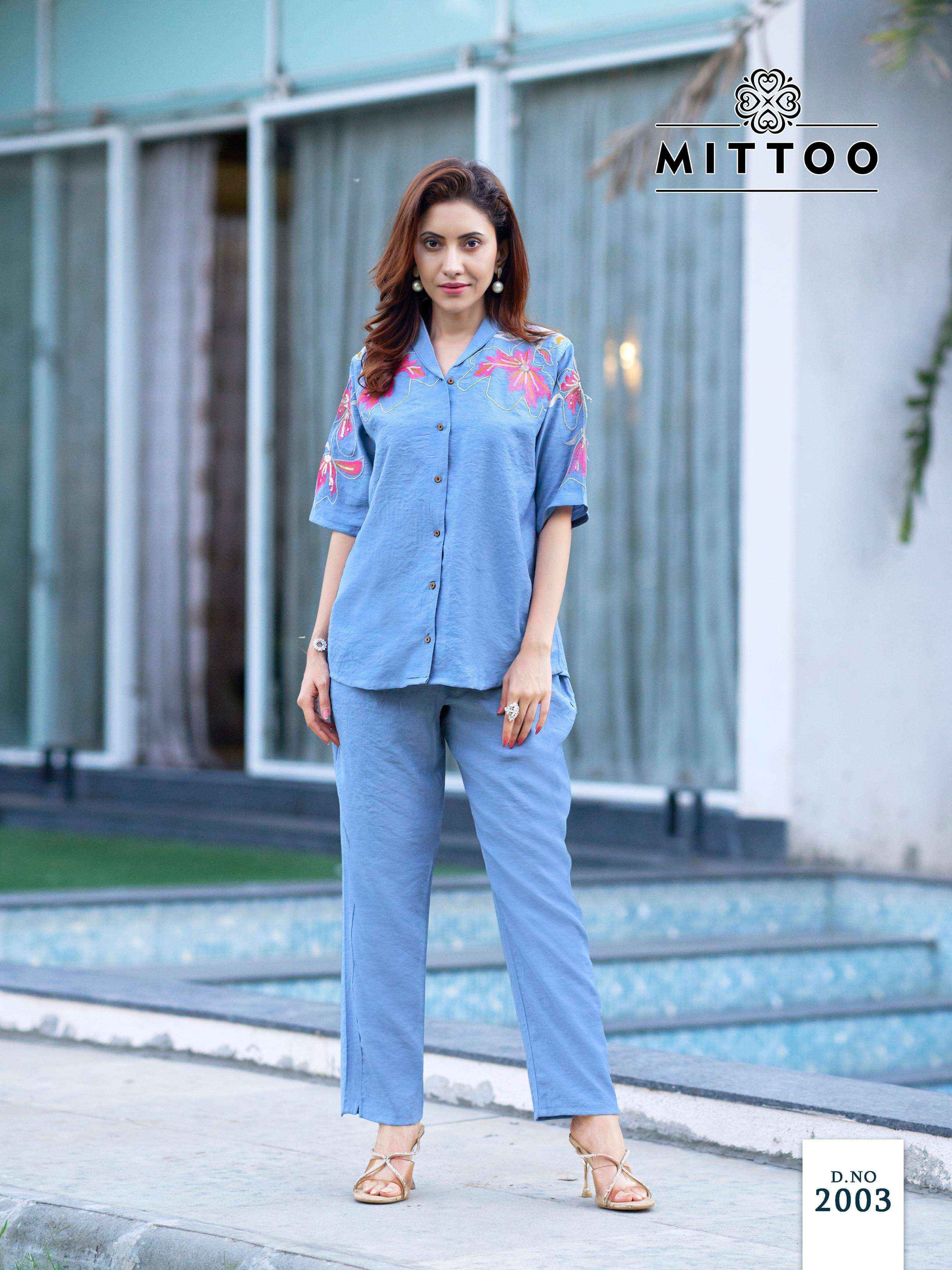 Mittoo Daizy Viscose Co Ord Set 6 pcs Catalogue