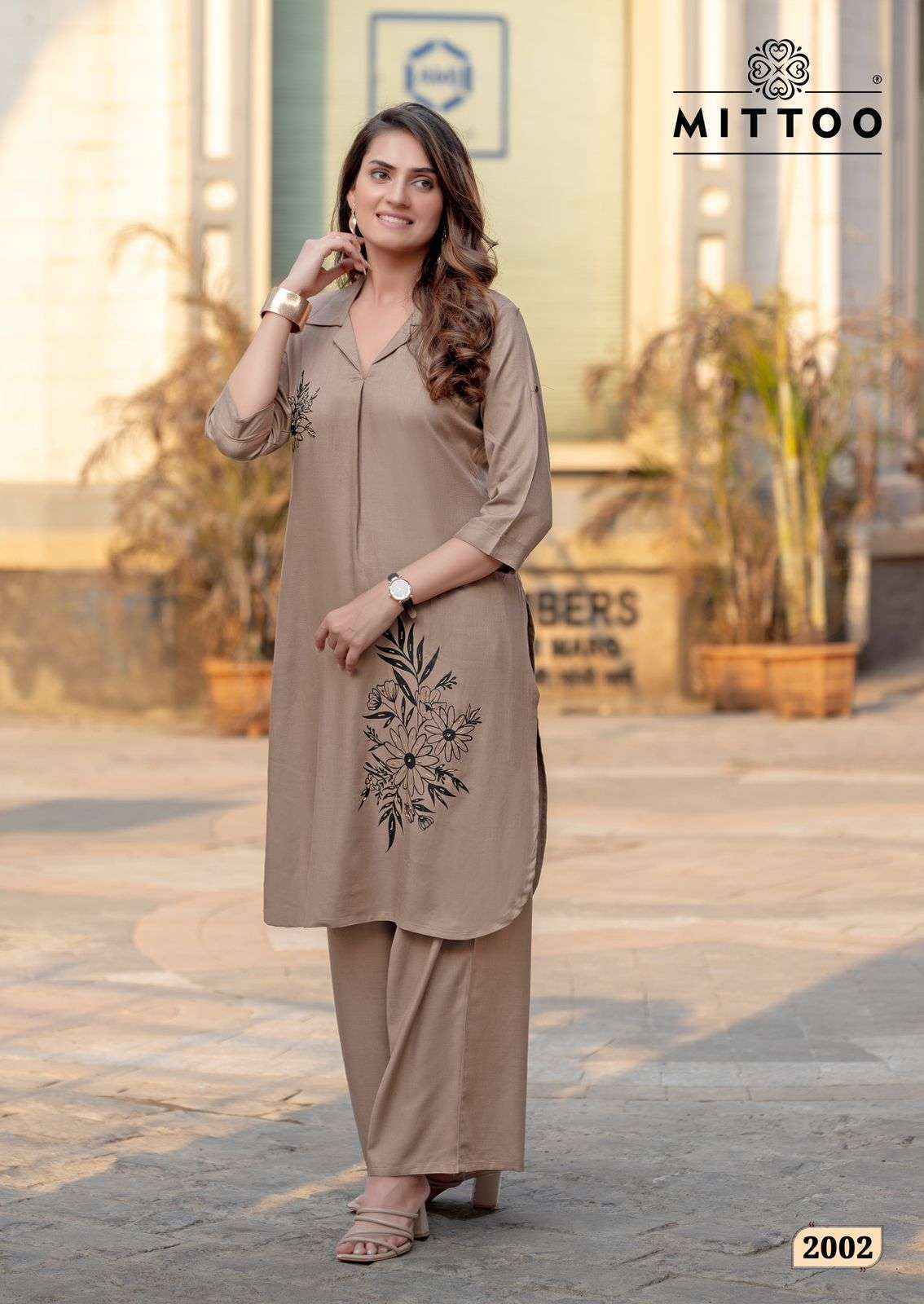 Mittoo Eshani Rayon Co Ord Set 6 pcs Catalogue