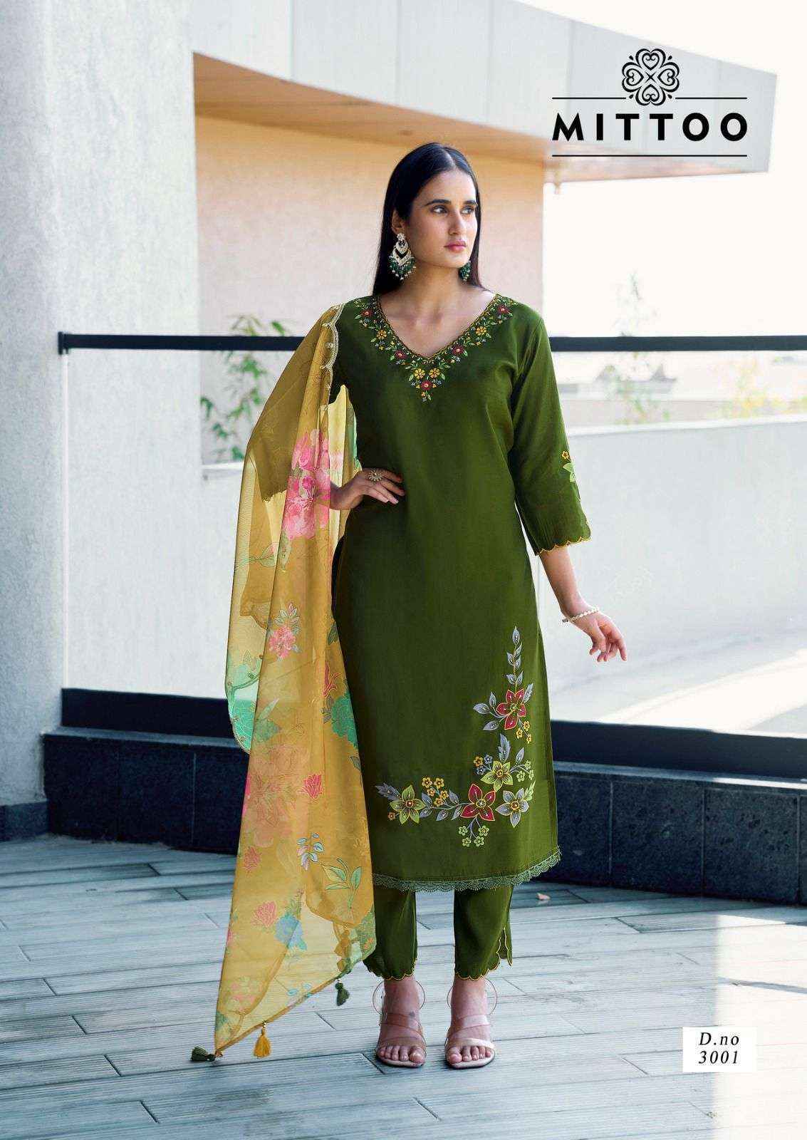 Mittoo Shreelekha Modal Readymade Suit (4 pcs Catalogue)