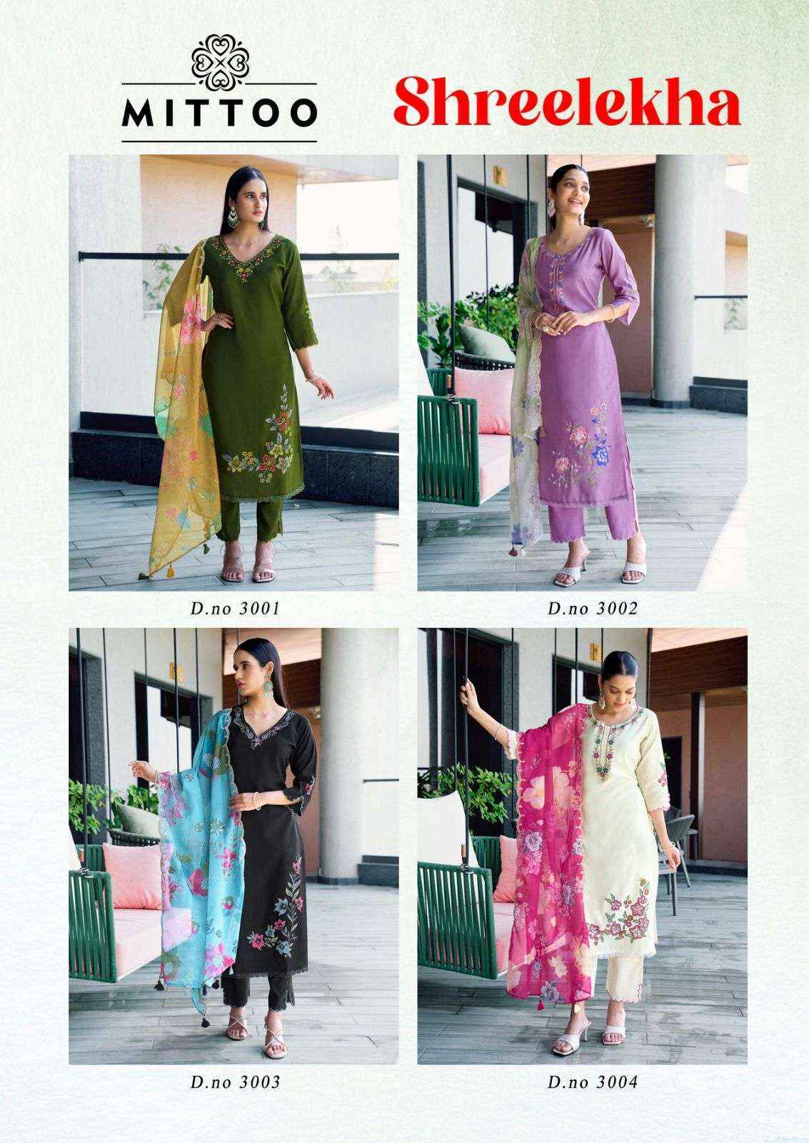 Mittoo Shreelekha Modal Readymade Suit (4 pcs Catalogue)
