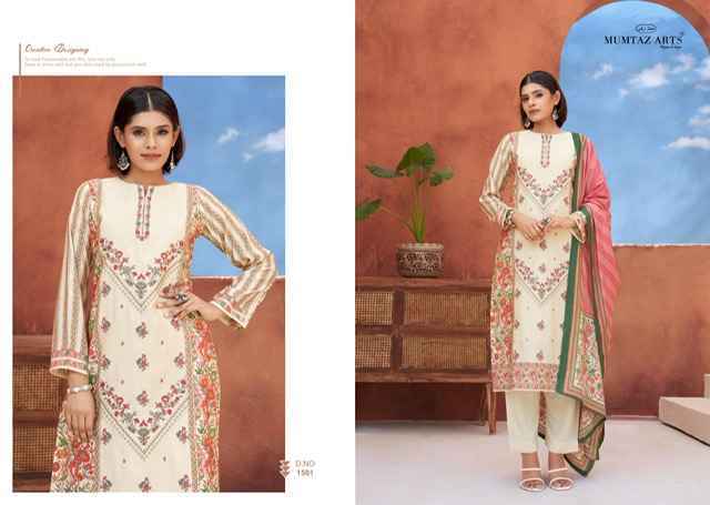 Mumtaz Arts Mariyam Viscose Rayon Dress Material (4 pcs Catalogue)