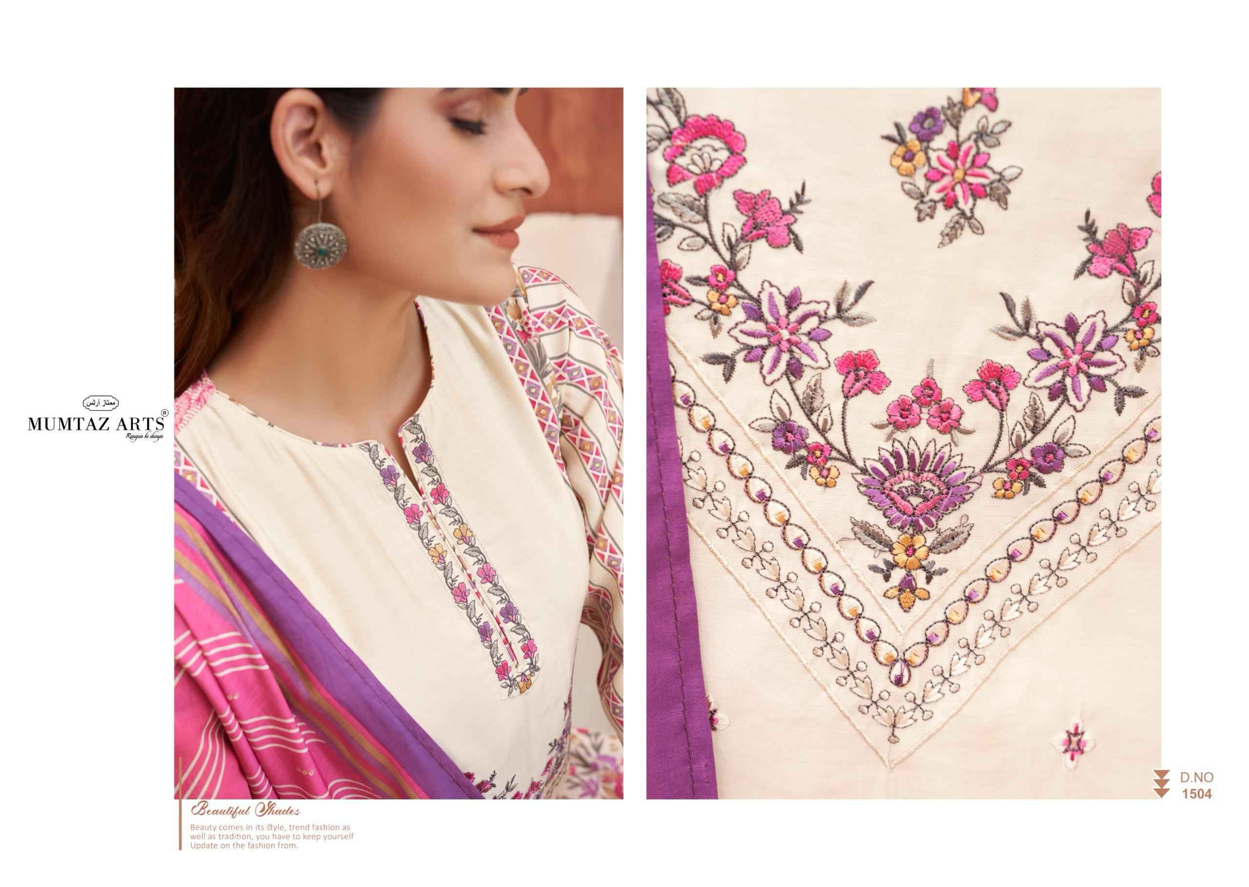 Mumtaz Arts Mariyam Viscose Rayon Dress Material (4 pcs Catalogue)