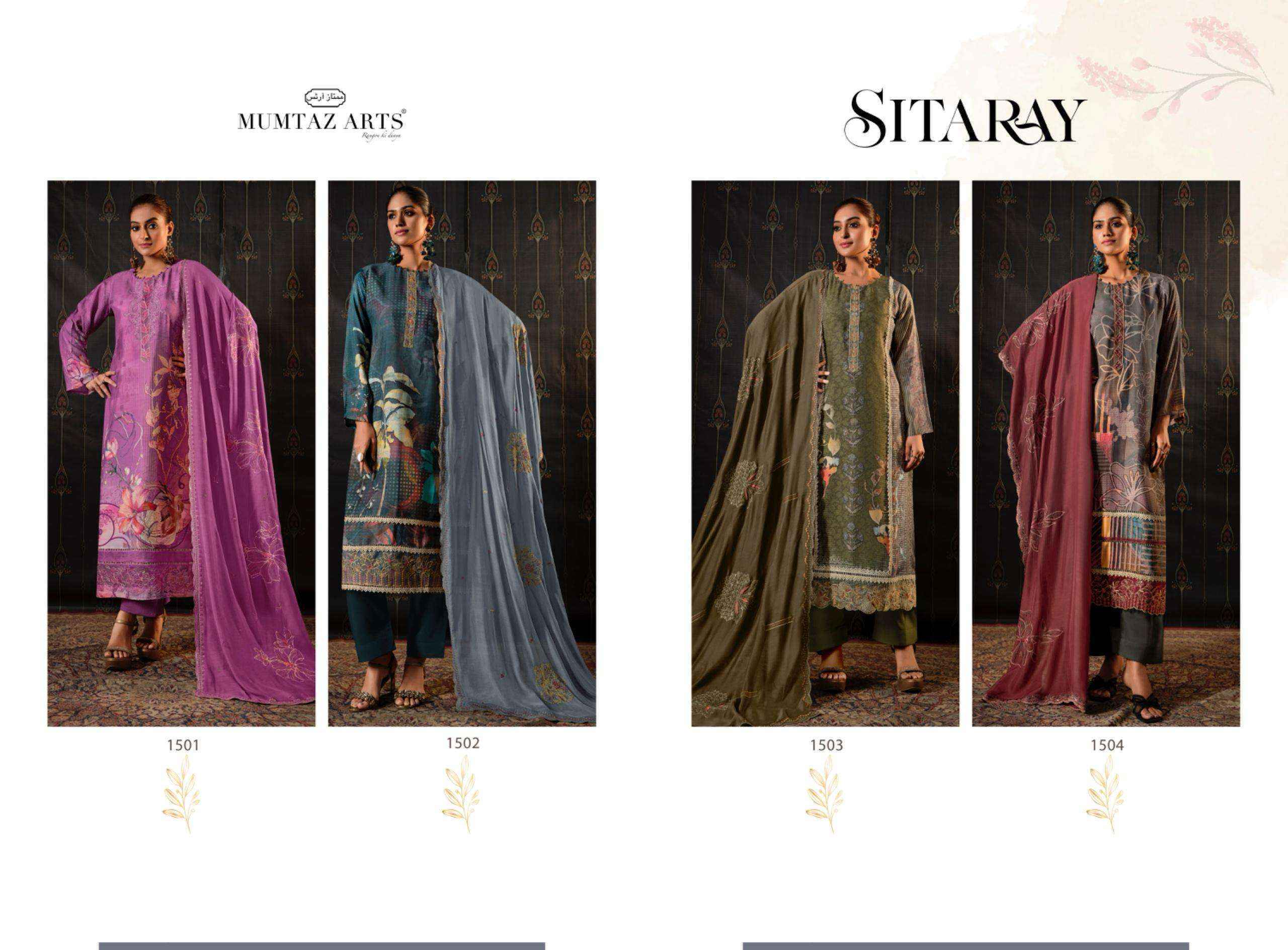 Mumtaz Arts Sitaray Viscose Dress Material (4 pcs Catalogue)