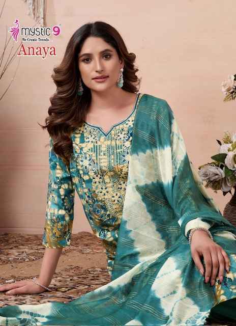 Mystic 9 Anaya Vol 3 Rayon Kurti Combo 8 pcs Catalogue
