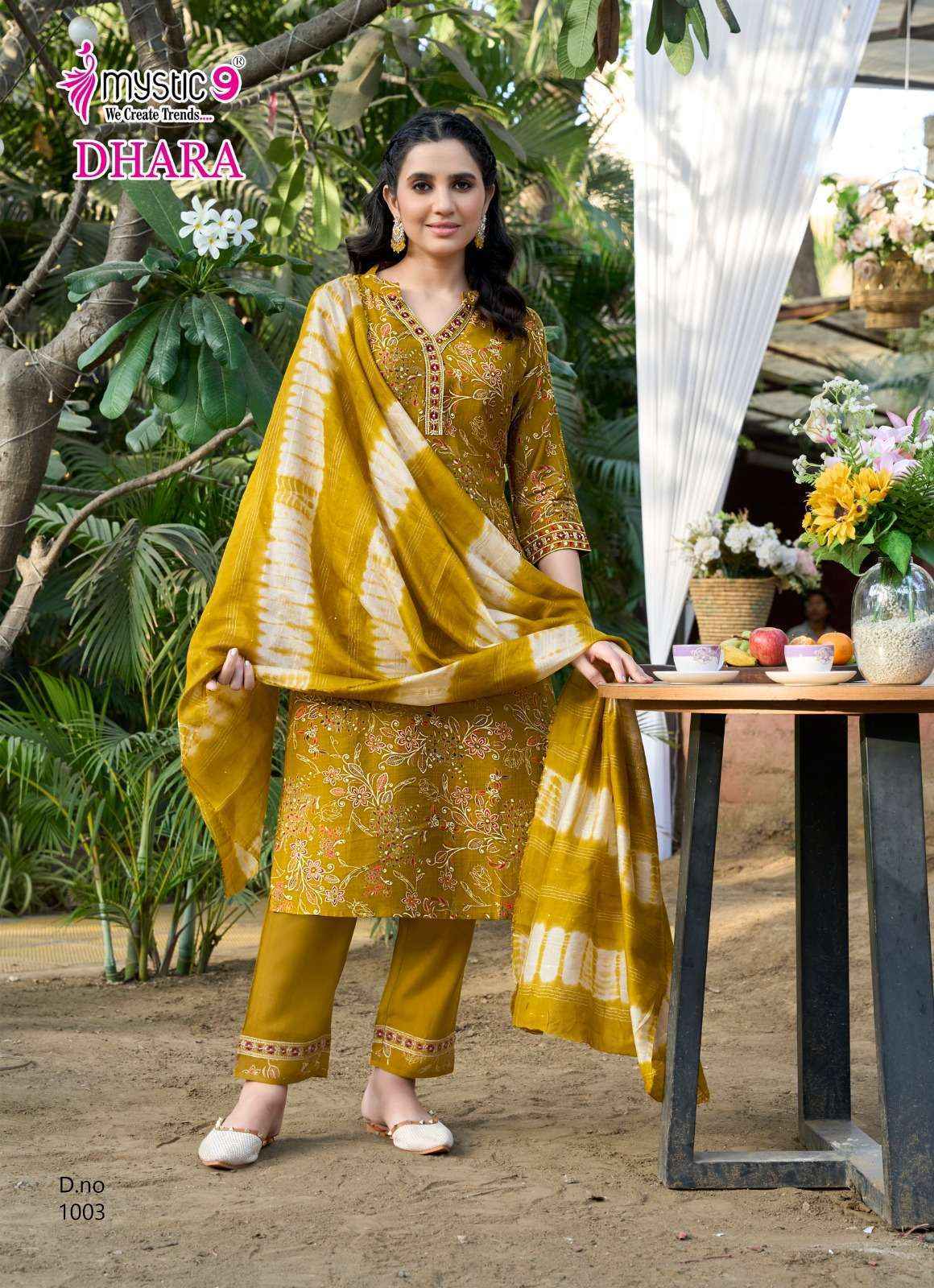 Mystic 9 Dhara Vol 1 Fancy Kurti Combo 8 pcs Catalogue