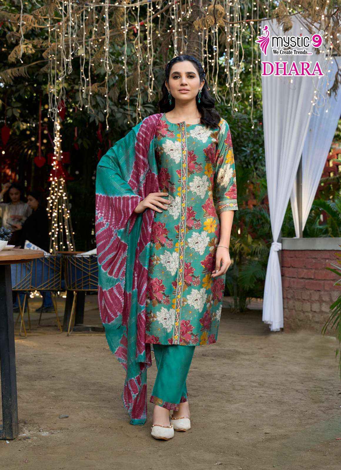 Mystic 9 Dhara Vol 1 Fancy Kurti Combo 8 pcs Catalogue