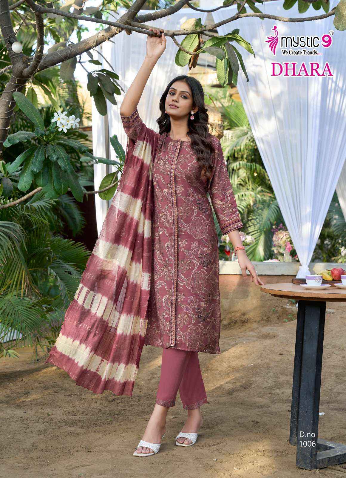 Mystic 9 Dhara Vol 1 Fancy Kurti Combo 8 pcs Catalogue