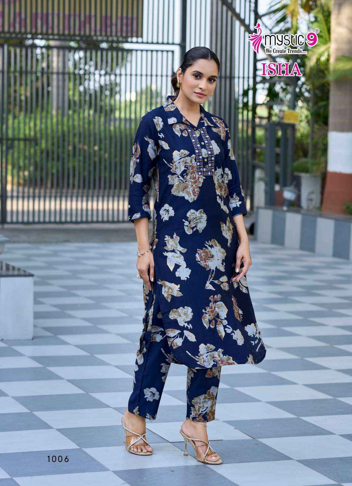 Mystic 9 Isha Vol-1 Fancy Co Ord Set (8 pcs Catalogue)