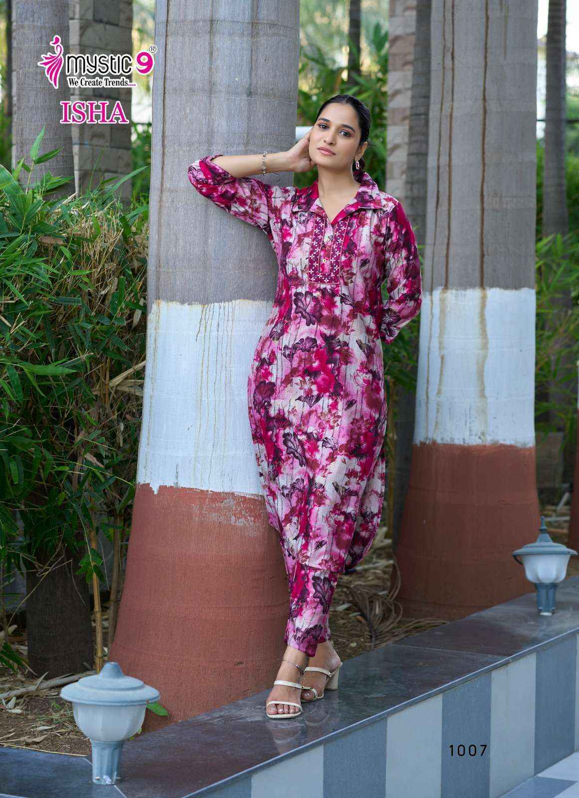 Mystic 9 Isha Vol-1 Fancy Co Ord Set (8 pcs Catalogue)
