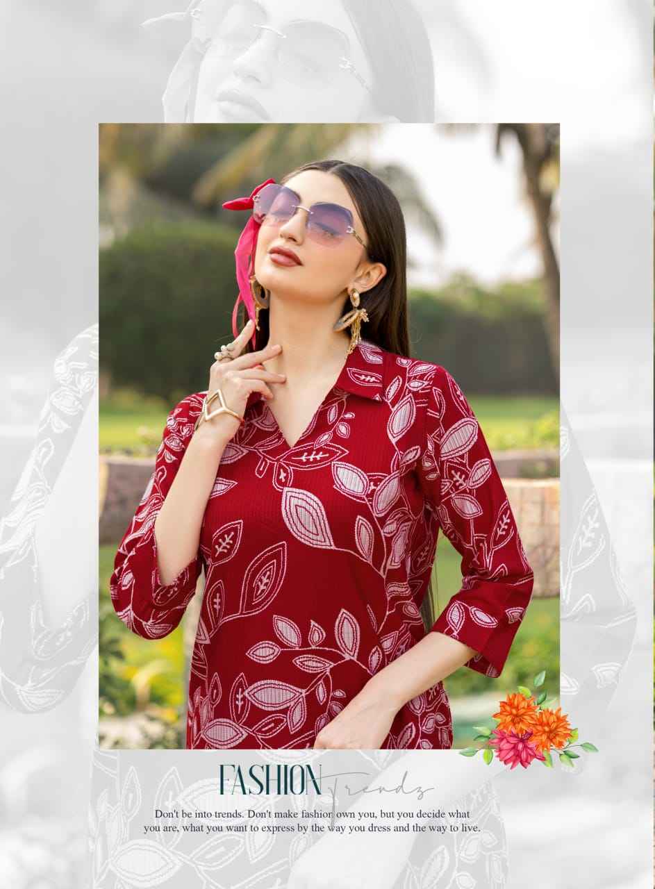 Mystic 9 Priya Vol-1 Viscouse Rayon Co Ord Set (10 pcs Catalogue)