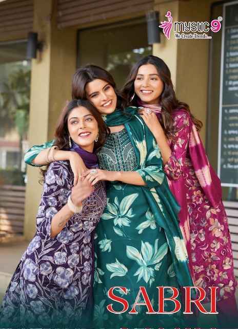 Mystic 9 Sabri Vol 6 Reyon Kurti Combo 5 pcs Catalogue