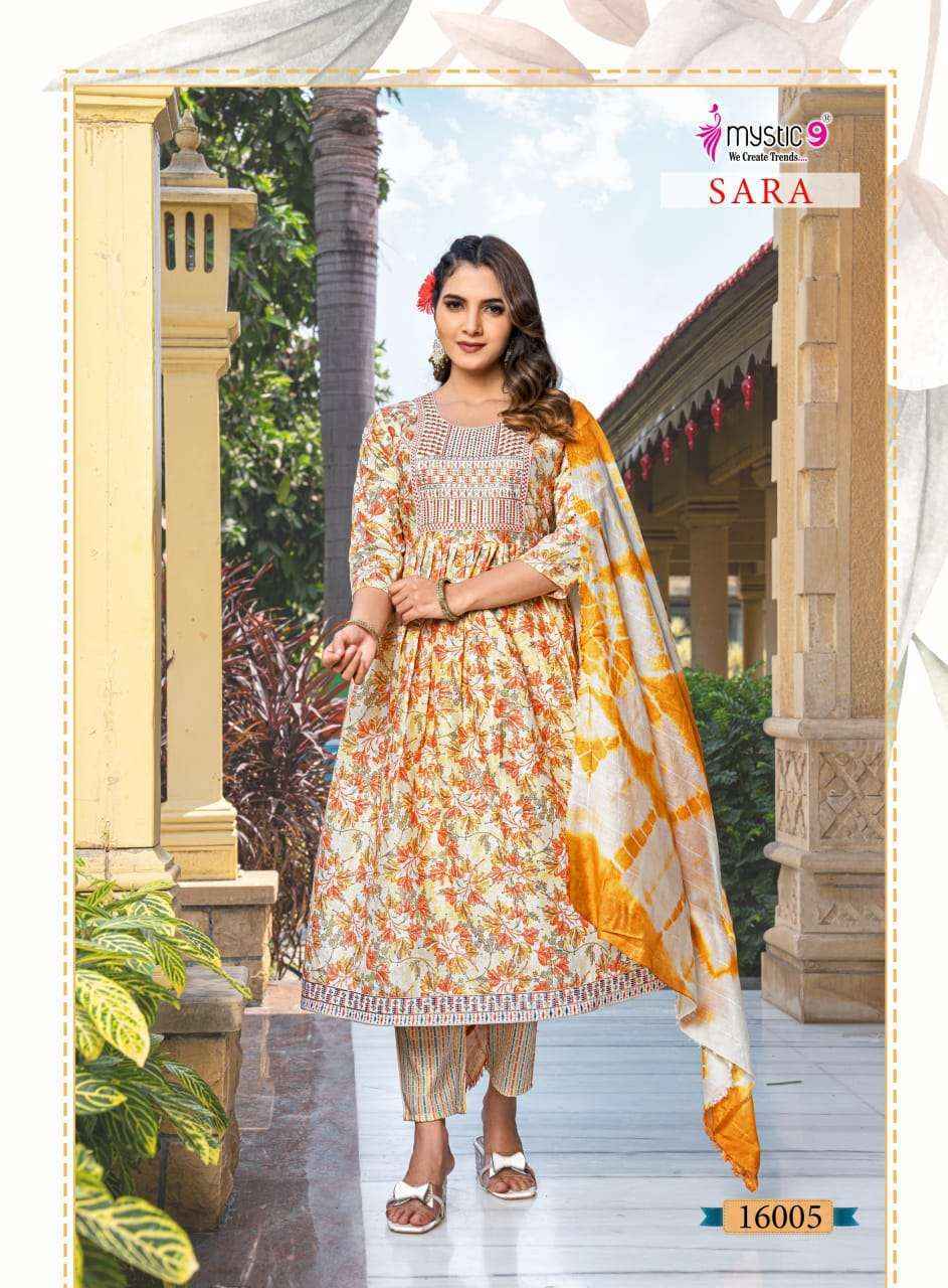 Mystic 9 Sara Vol 16 Rayon Kurti Combo 8 pcs Catalogue