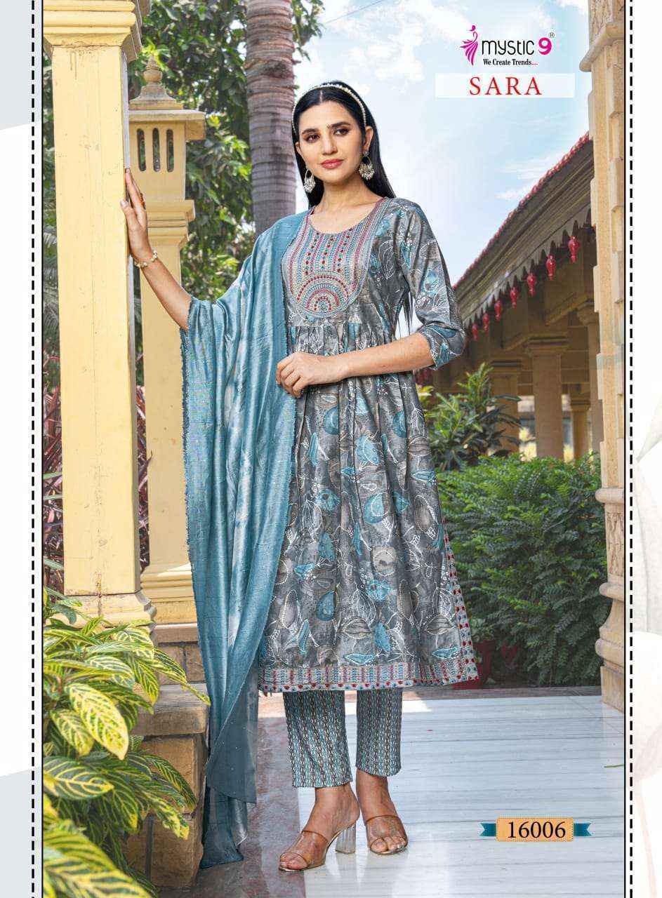 Mystic 9 Sara Vol 16 Rayon Kurti Combo 8 pcs Catalogue