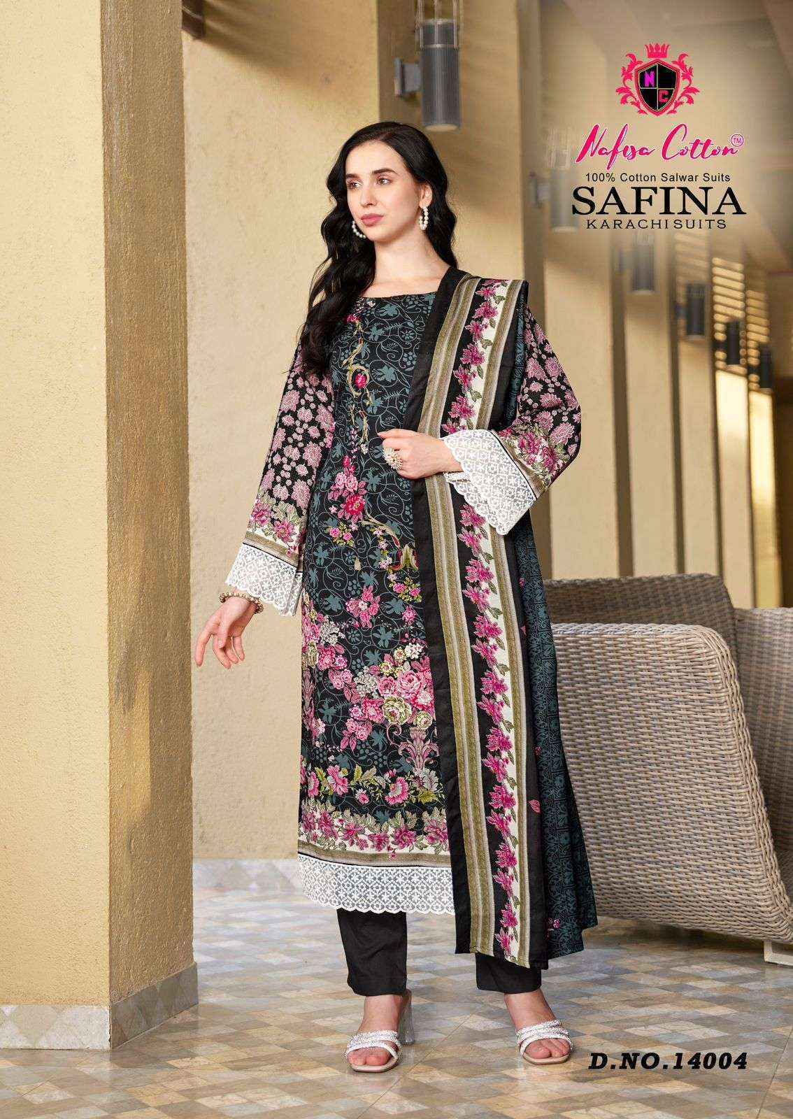 Nafisa Cotton Safina Vol 14 Cotton Dress Material 6 pcs Catalogue