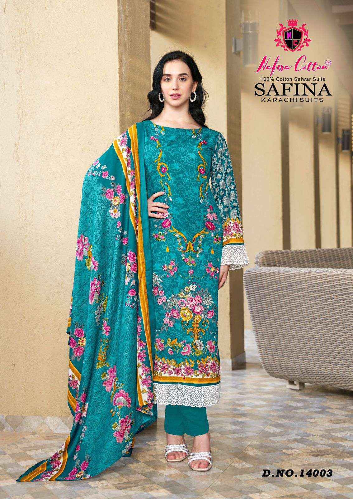 Nafisa Cotton Safina Vol 14 Cotton Dress Material 6 pcs Catalogue