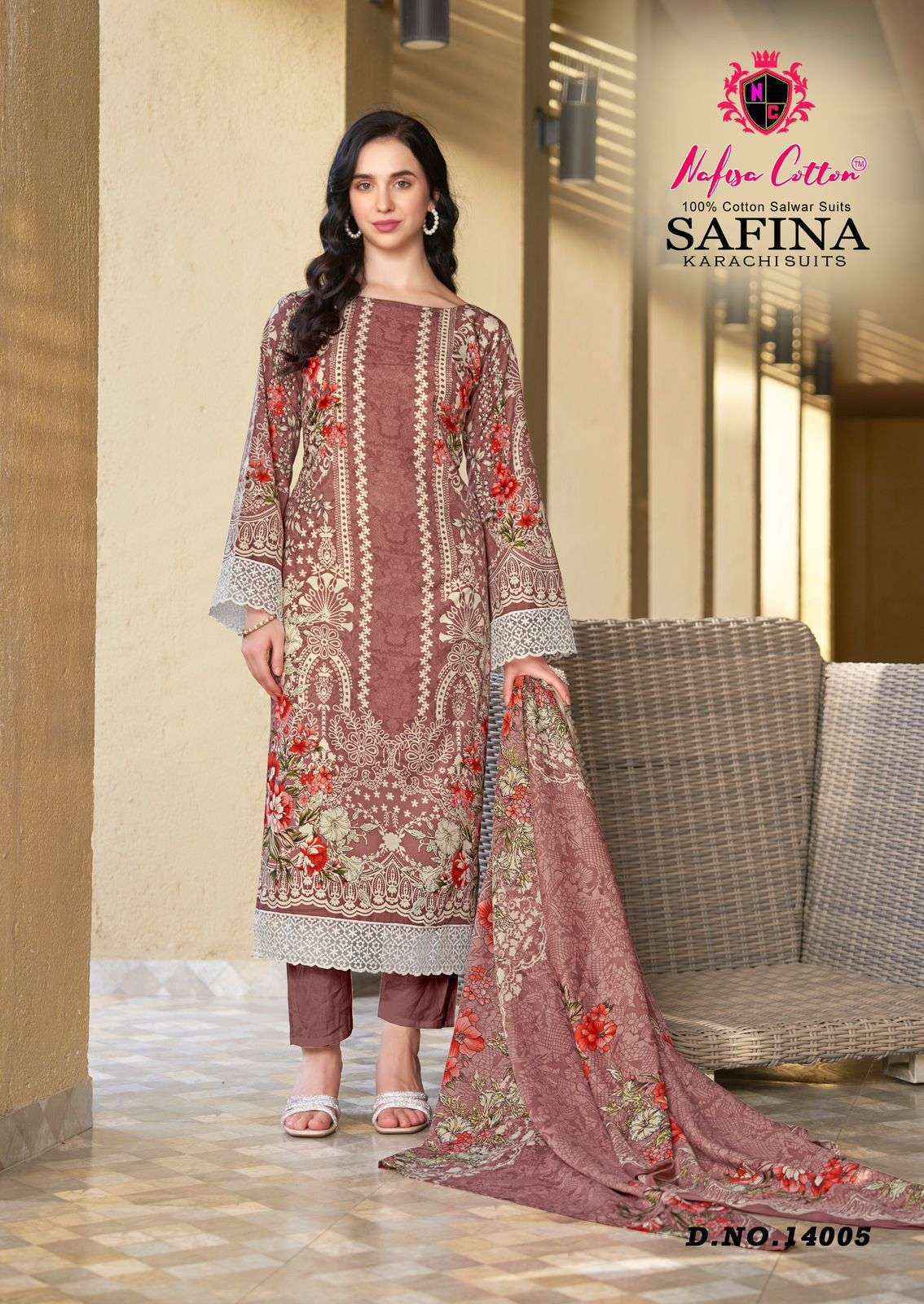 Nafisa Cotton Safina Vol 14 Cotton Dress Material 6 pcs Catalogue