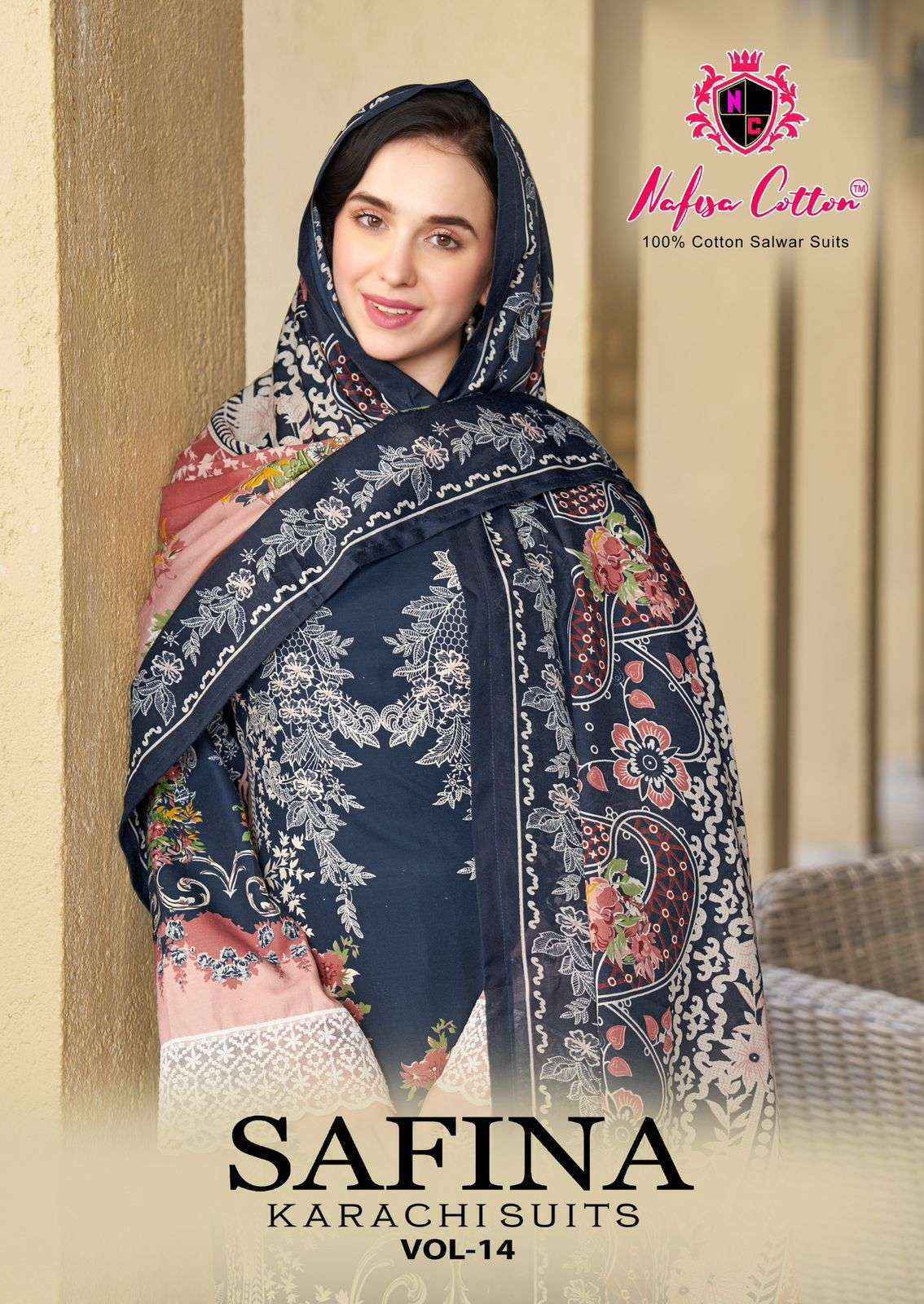 Nafisa Cotton Safina Vol 14 Cotton Dress Material 6 pcs Catalogue