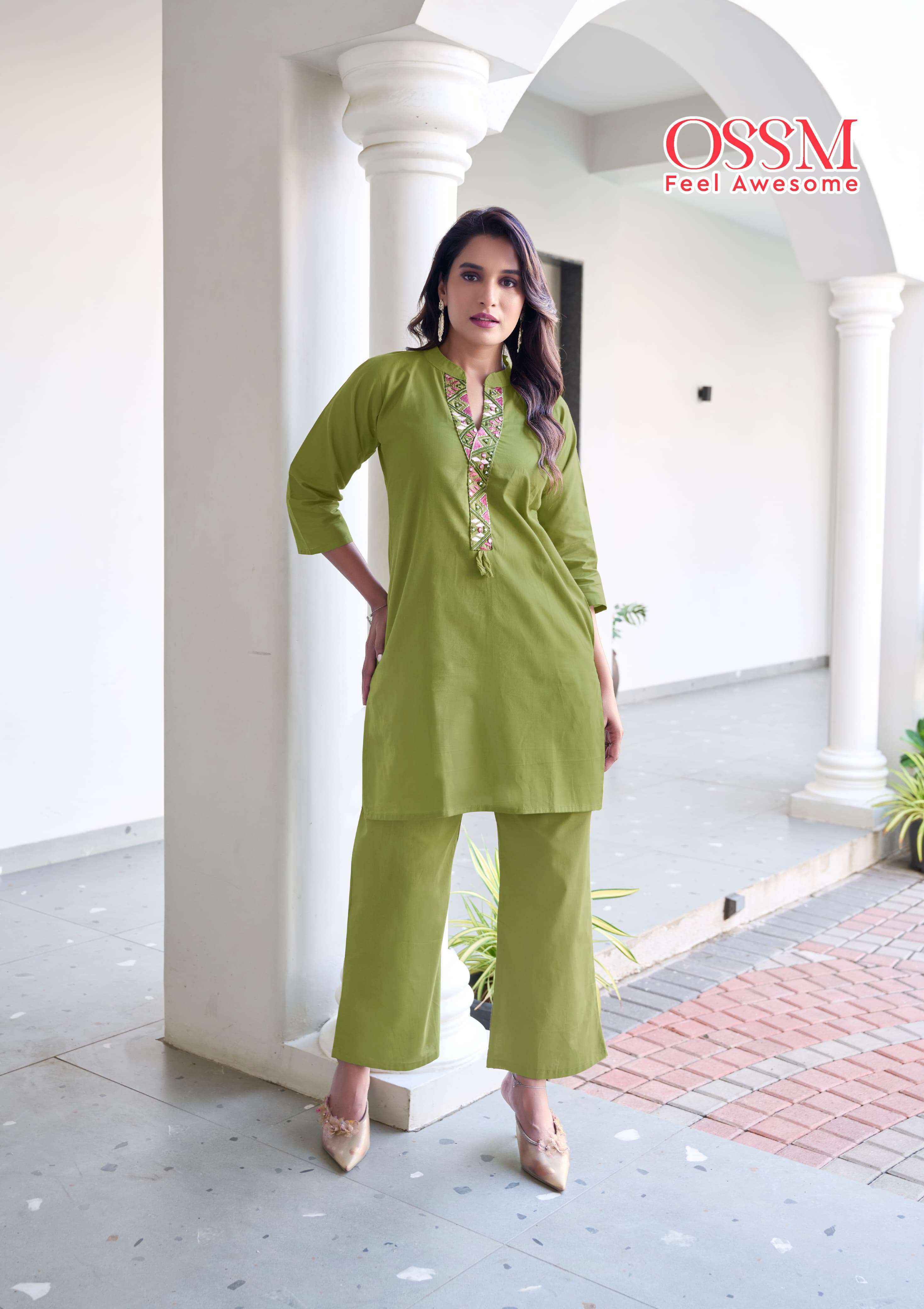 Ossm Sara Cotton Co ord Set 6 pcs Catalogue