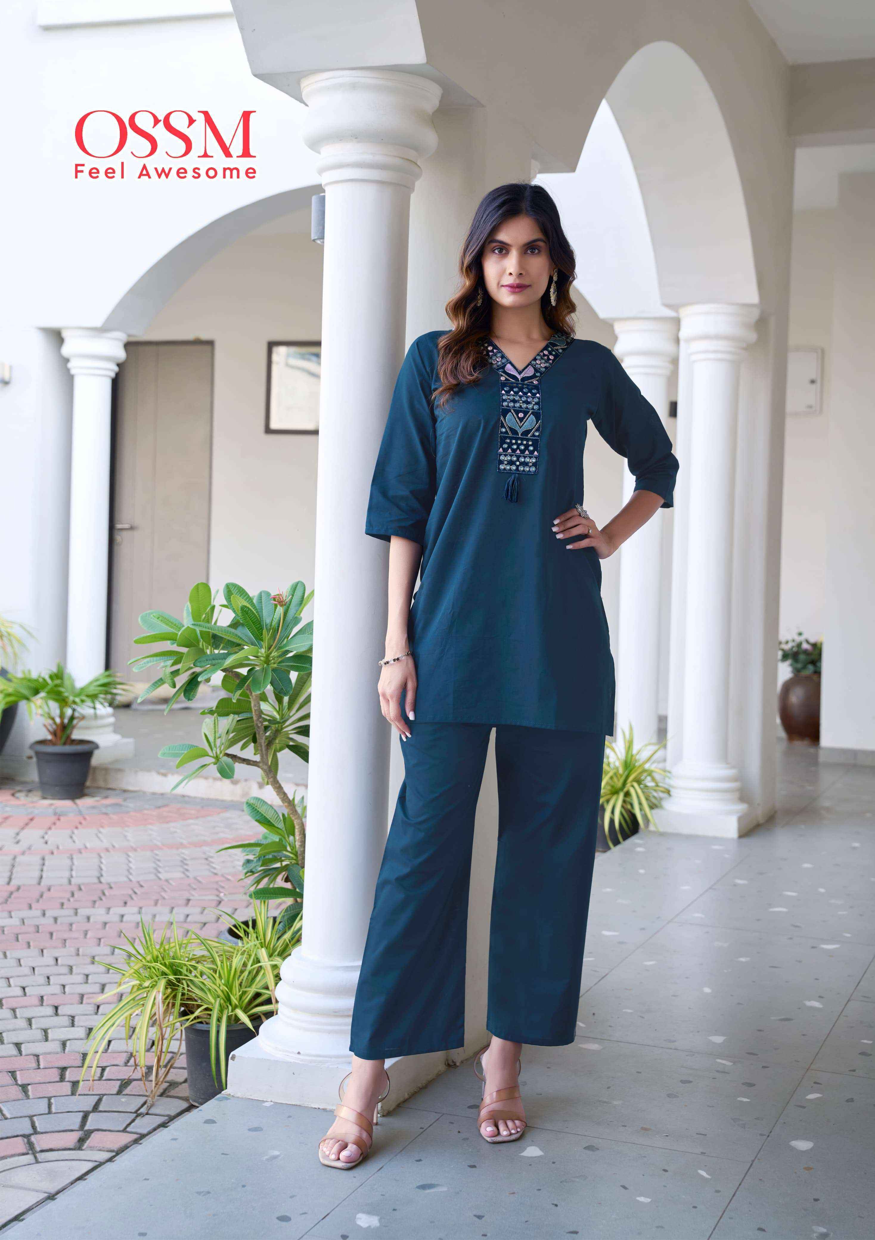 Ossm Sara Cotton Co ord Set 6 pcs Catalogue