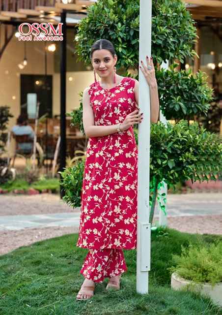 Ossm Summer Threads Vol-3 Cotton Co ord Set (6 pcs Catalogue)