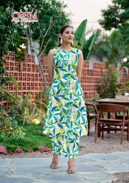 Ossm Summer Threads Vol-3 Cotton Co ord Set (6 pcs Catalogue)