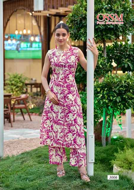 Ossm Summer Threads Vol-3 Cotton Co ord Set (6 pcs Catalogue)