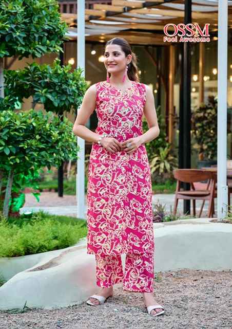 Ossm Summer Threads Vol-3 Cotton Co ord Set (6 pcs Catalogue)