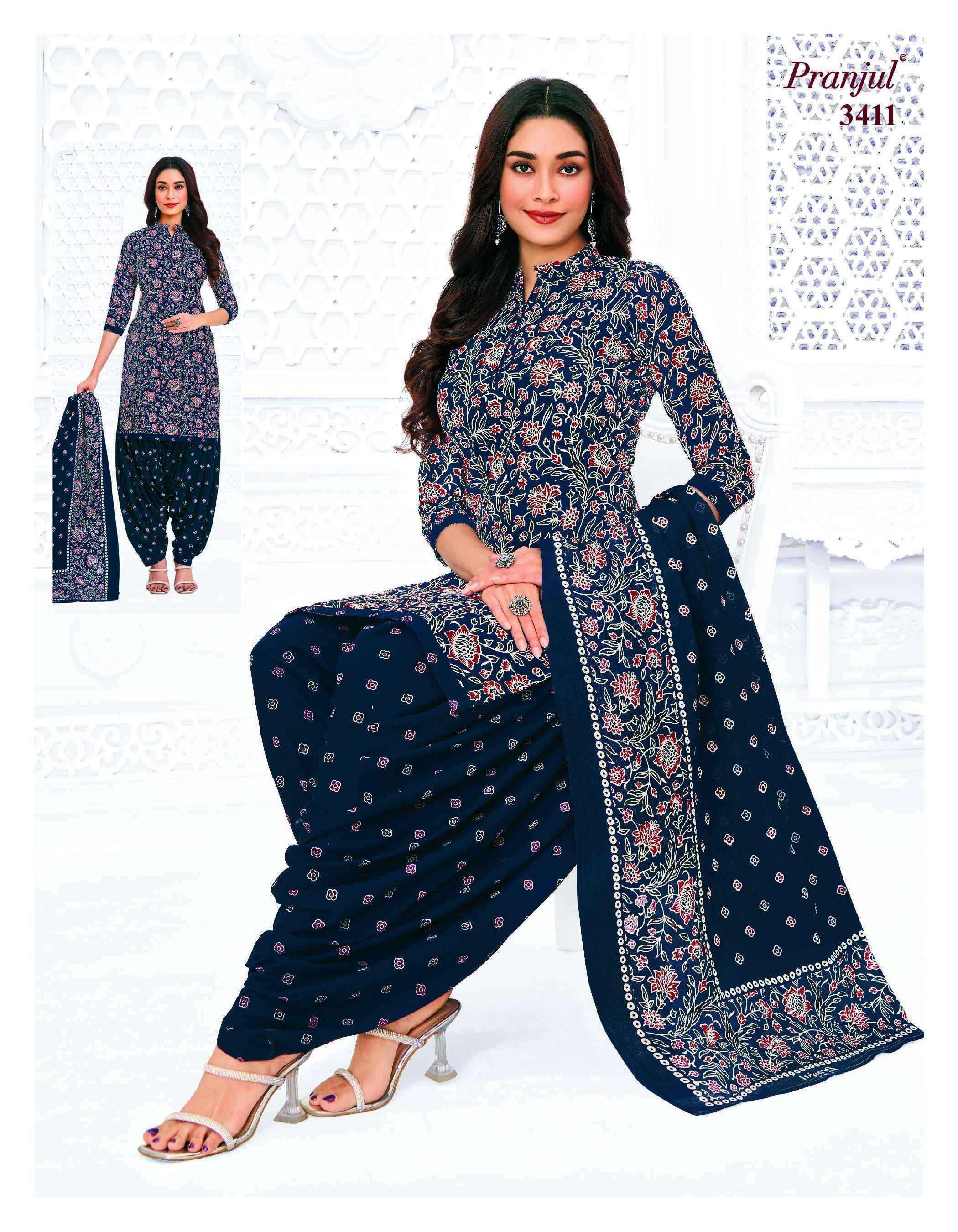 Pranjul Priyanshi Vol 34 Cotton Dress Material 36 pcs Catalogue