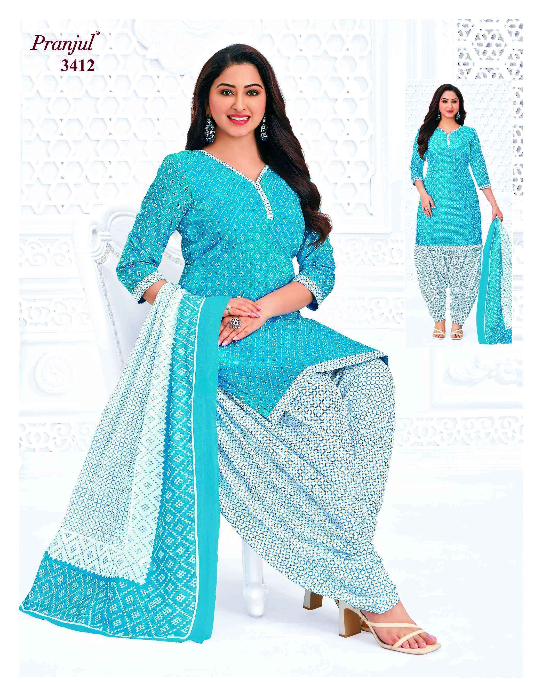 Pranjul Priyanshi Vol 34 Cotton Dress Material 36 pcs Catalogue