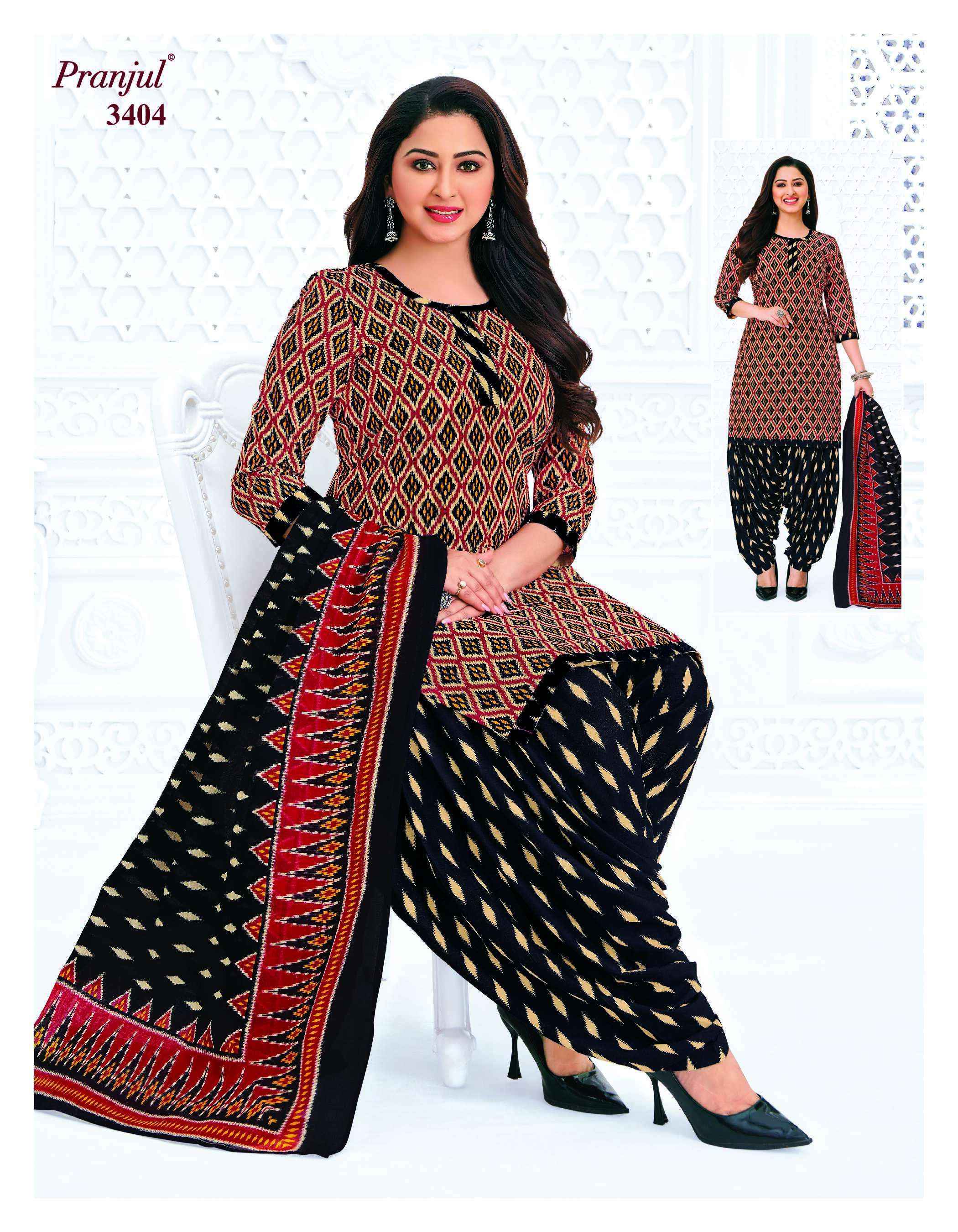 Pranjul Priyanshi Vol 34 Cotton Dress Material 36 pcs Catalogue