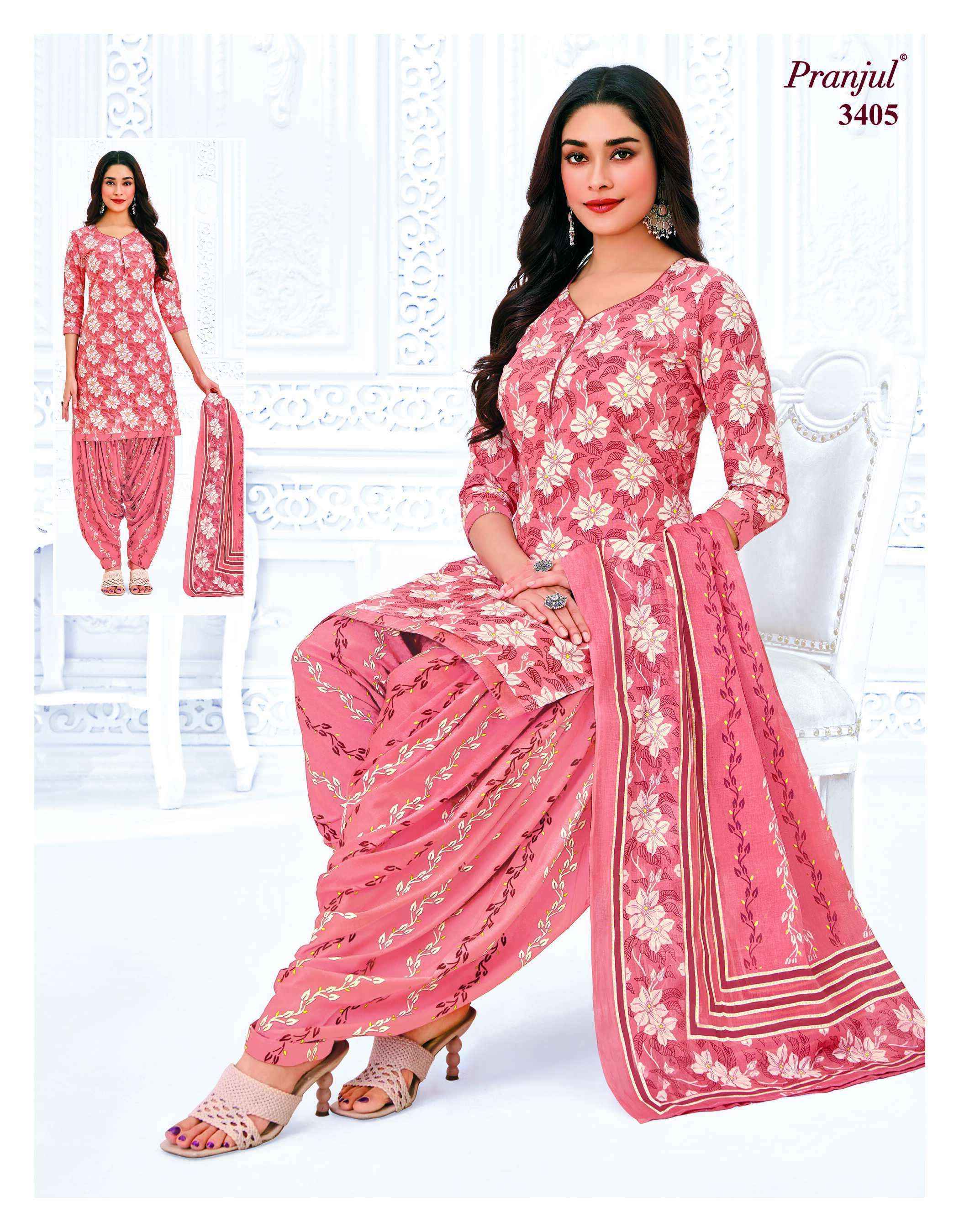 Pranjul Priyanshi Vol 34 Cotton Dress Material 36 pcs Catalogue
