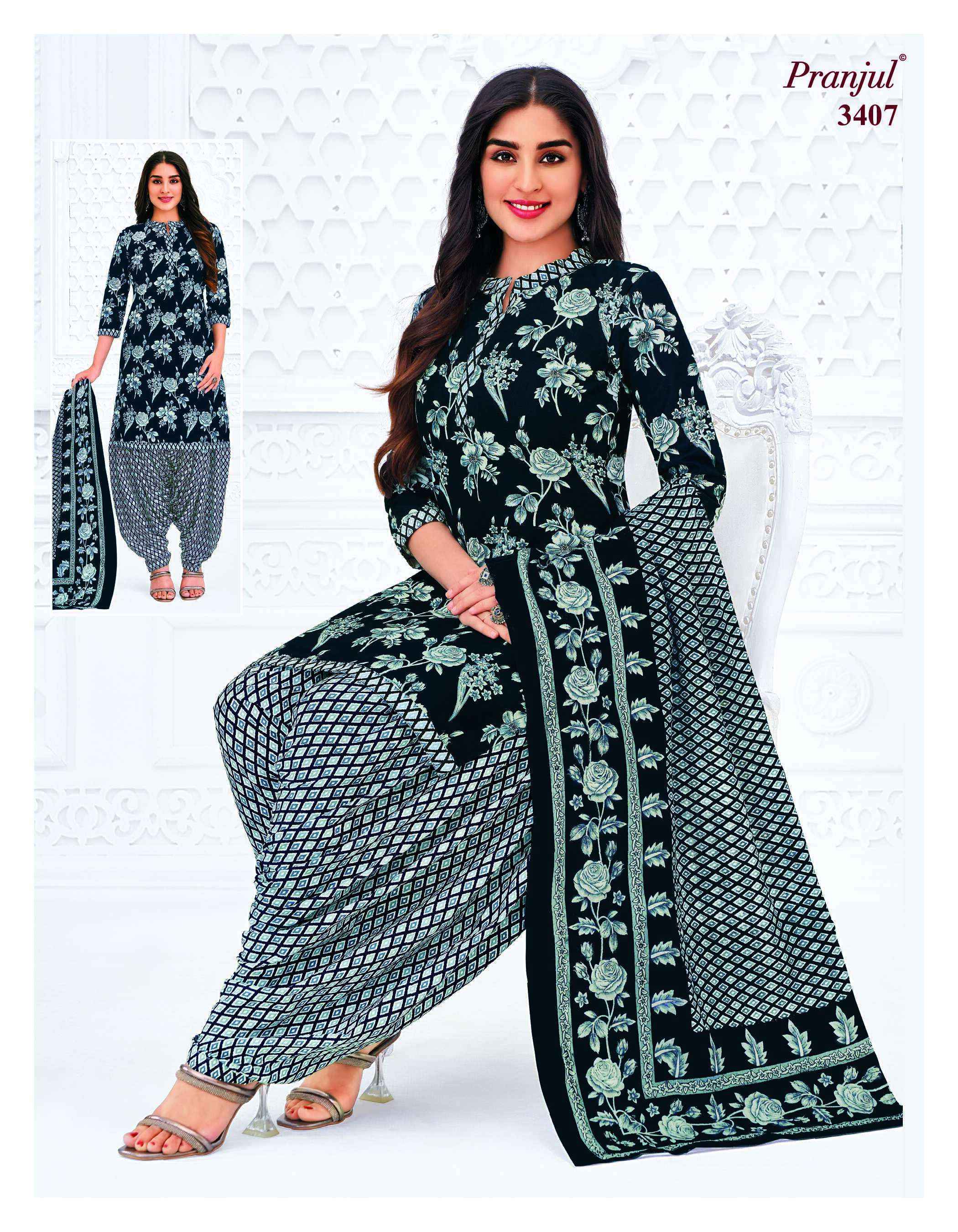 Pranjul Priyanshi Vol 34 Cotton Dress Material 36 pcs Catalogue