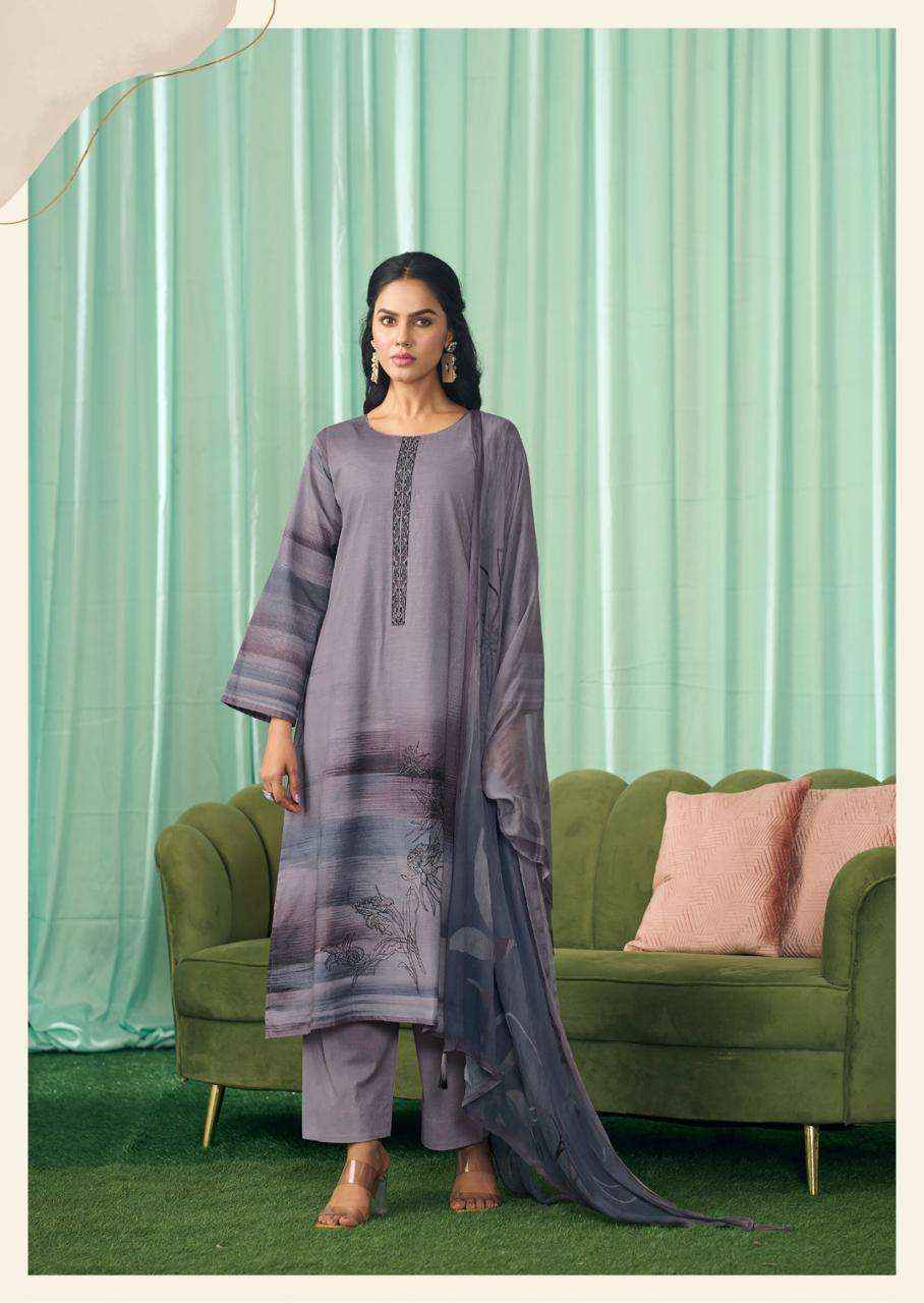 Prm Trendz Vanilla Cotton Dress Material 6 pcs Catalogue