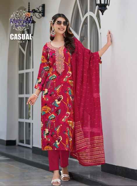 Radhika Lifestyle Casual Vol-4 Rayon Readymade Suit (6 pcs Catalogue)
