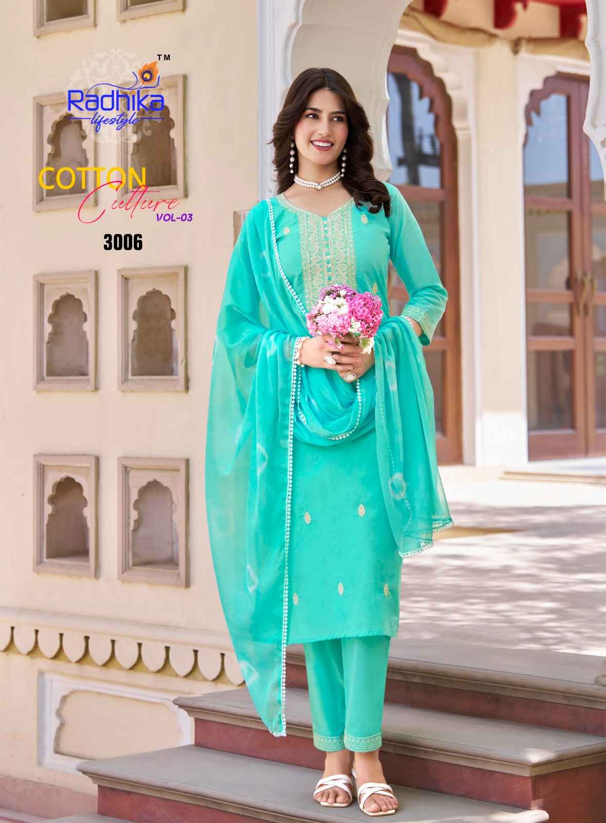 Radhika Lifestyle Cotton Culture Vol 3 Cotton Kurti Combo 6 pcs Cataloge