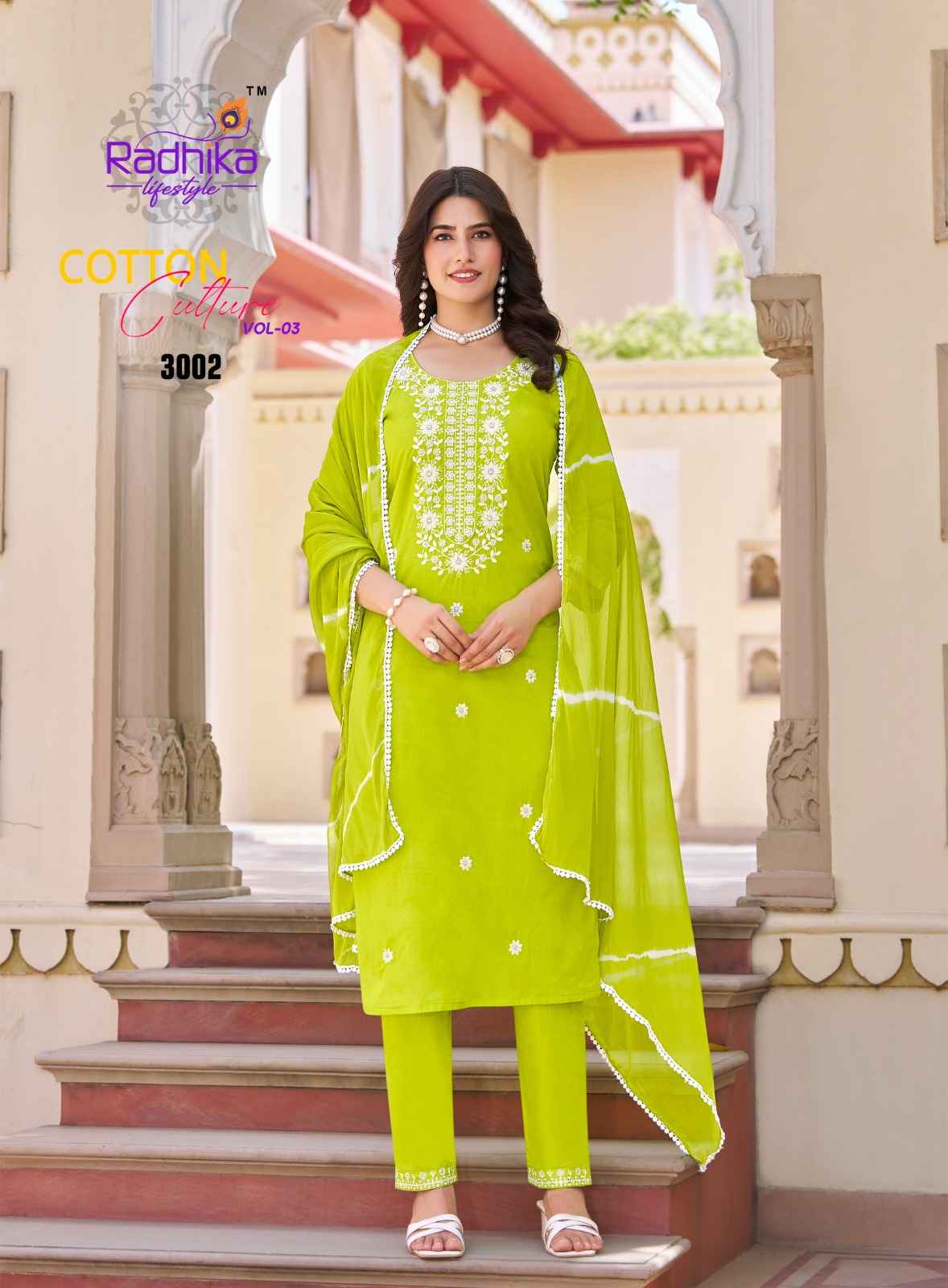 Radhika Lifestyle Cotton Culture Vol 3 Cotton Kurti Combo 6 pcs Cataloge