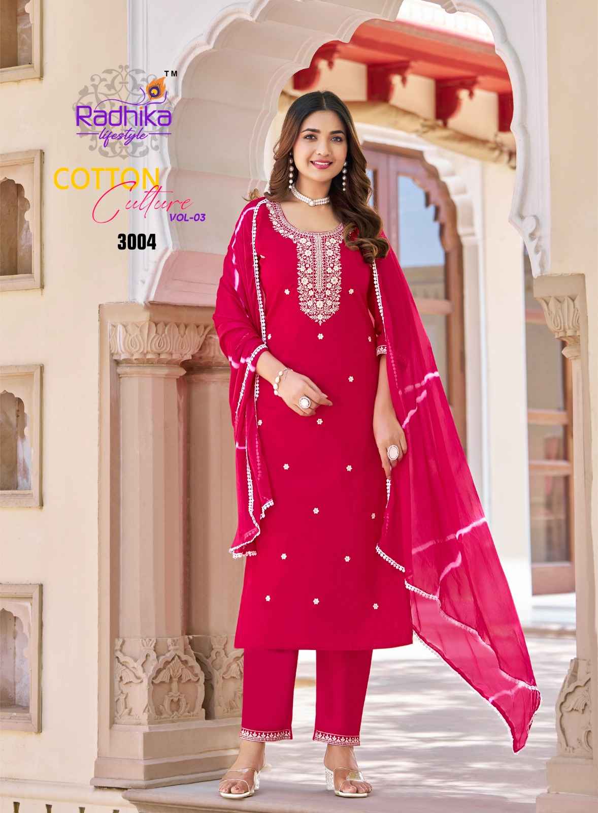 Radhika Lifestyle Cotton Culture Vol 3 Cotton Kurti Combo 6 pcs Cataloge