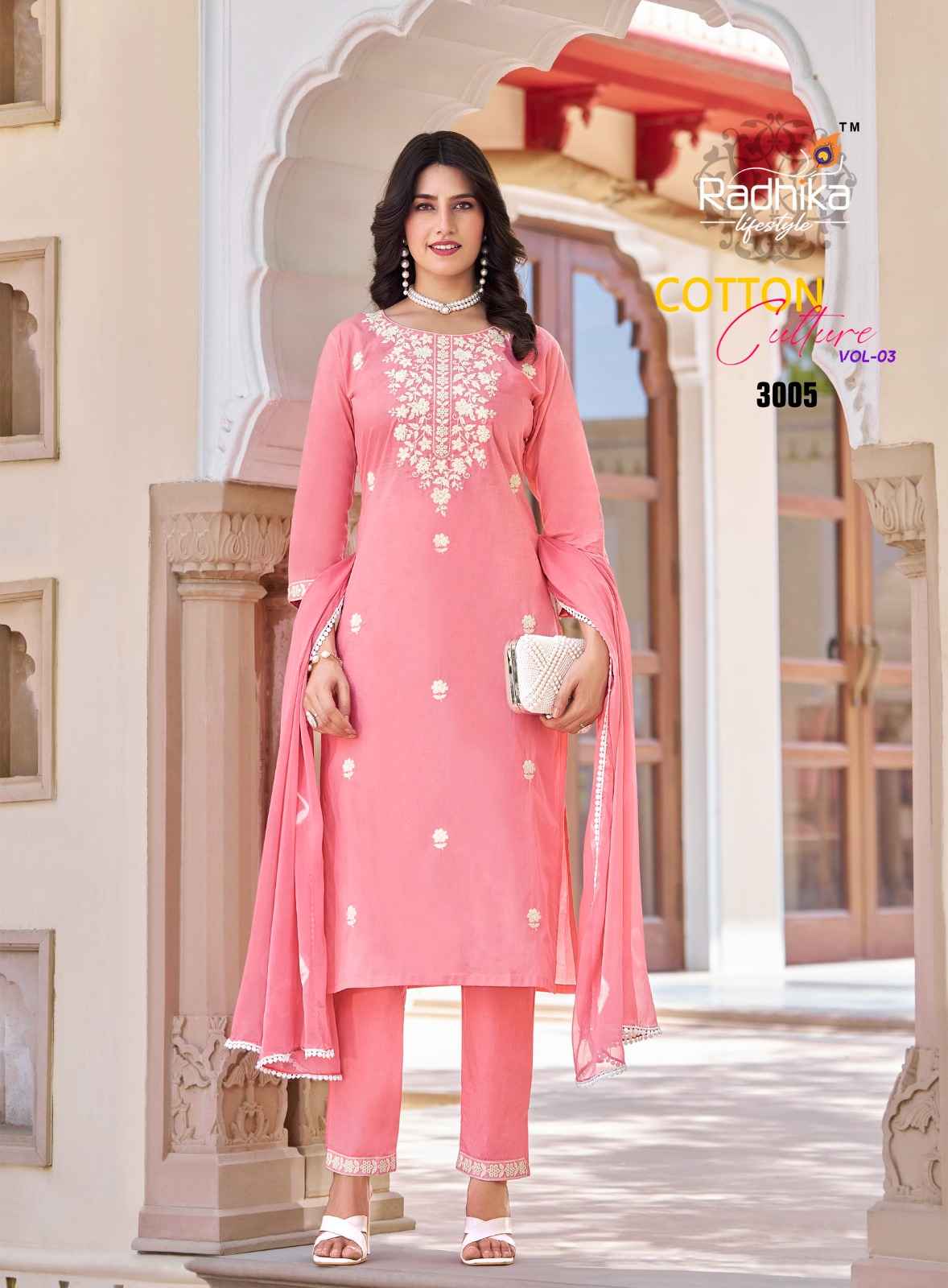Radhika Lifestyle Cotton Culture Vol 3 Cotton Kurti Combo 6 pcs Cataloge